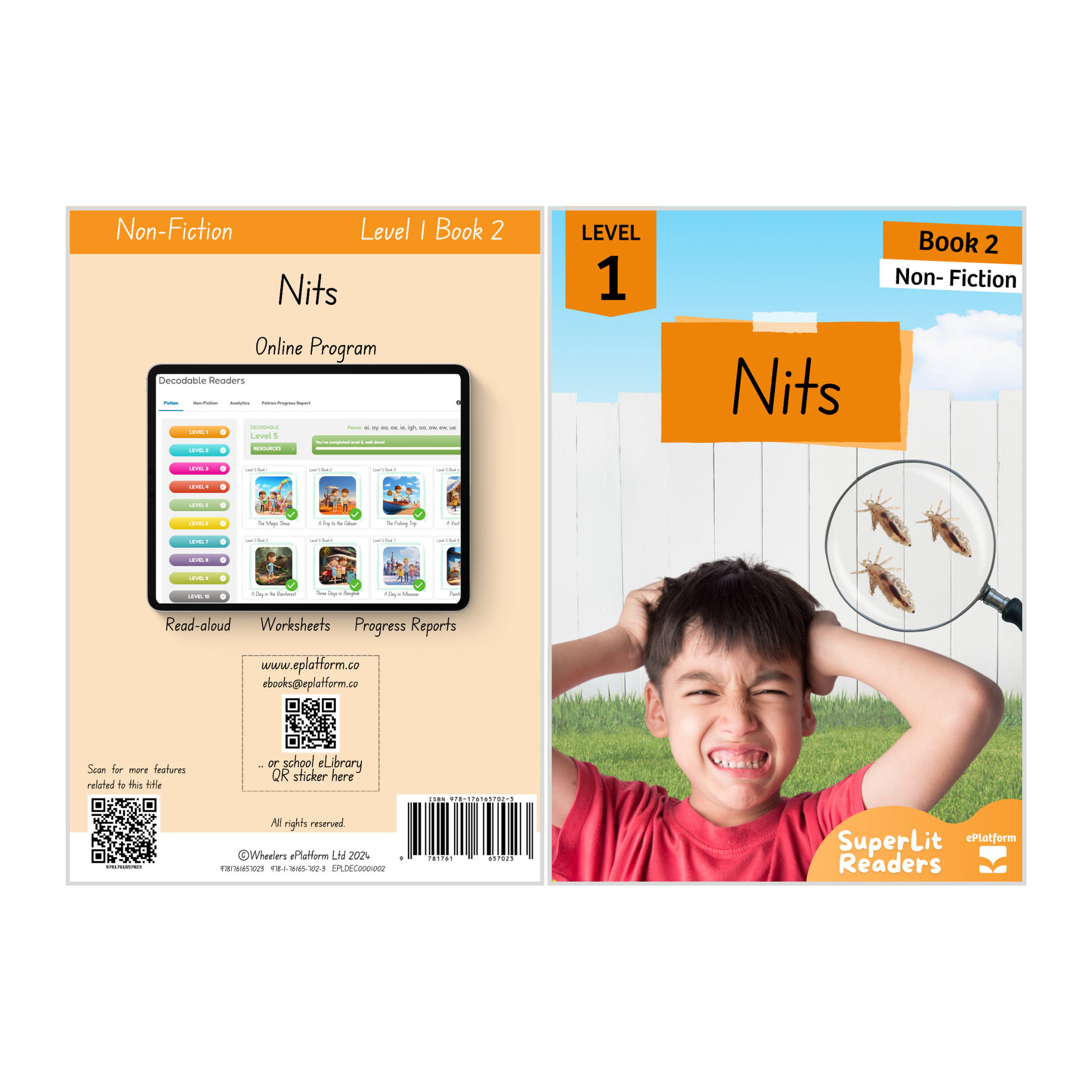 Nits (Level 1 Book 2 - Non-Fiction Series) - SuperLit Readers by EPlatform Limited