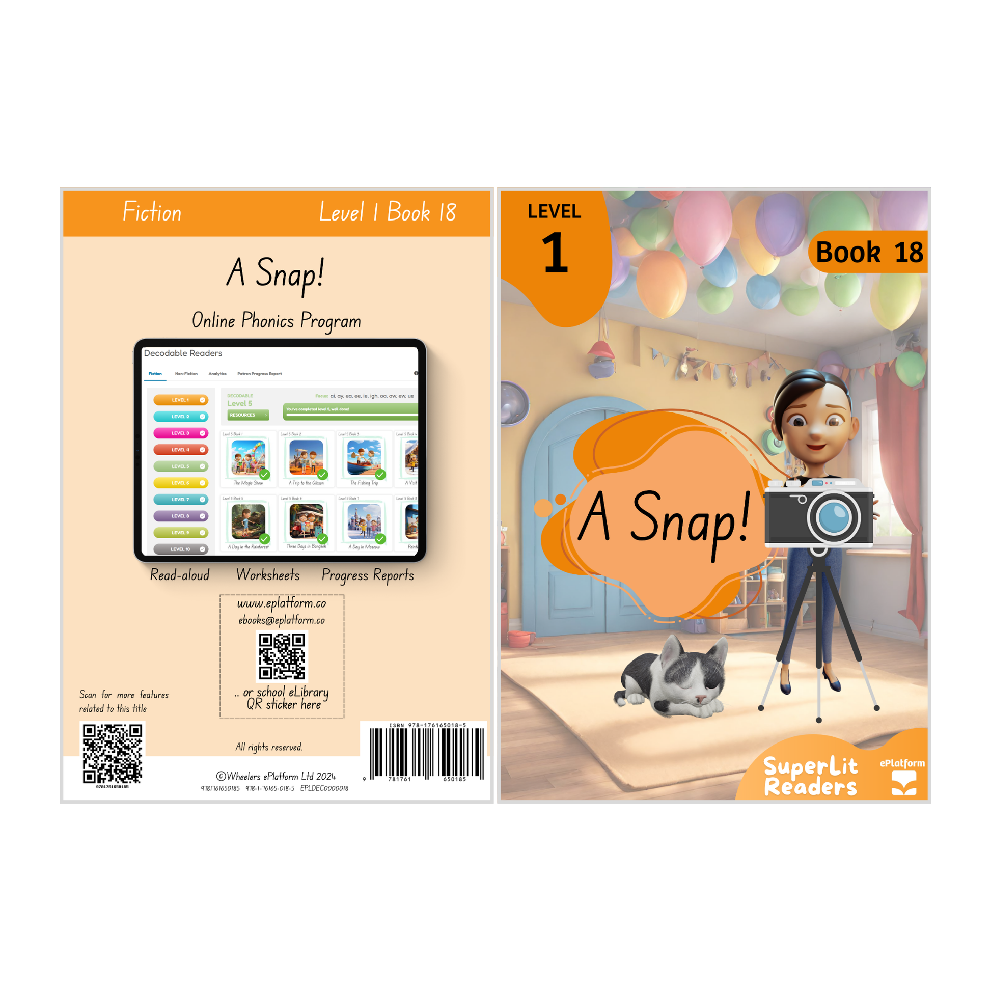 A Snap! (Level 1 Book 18 - Fiction Series) - SuperLit Readers by EPlatform Limited