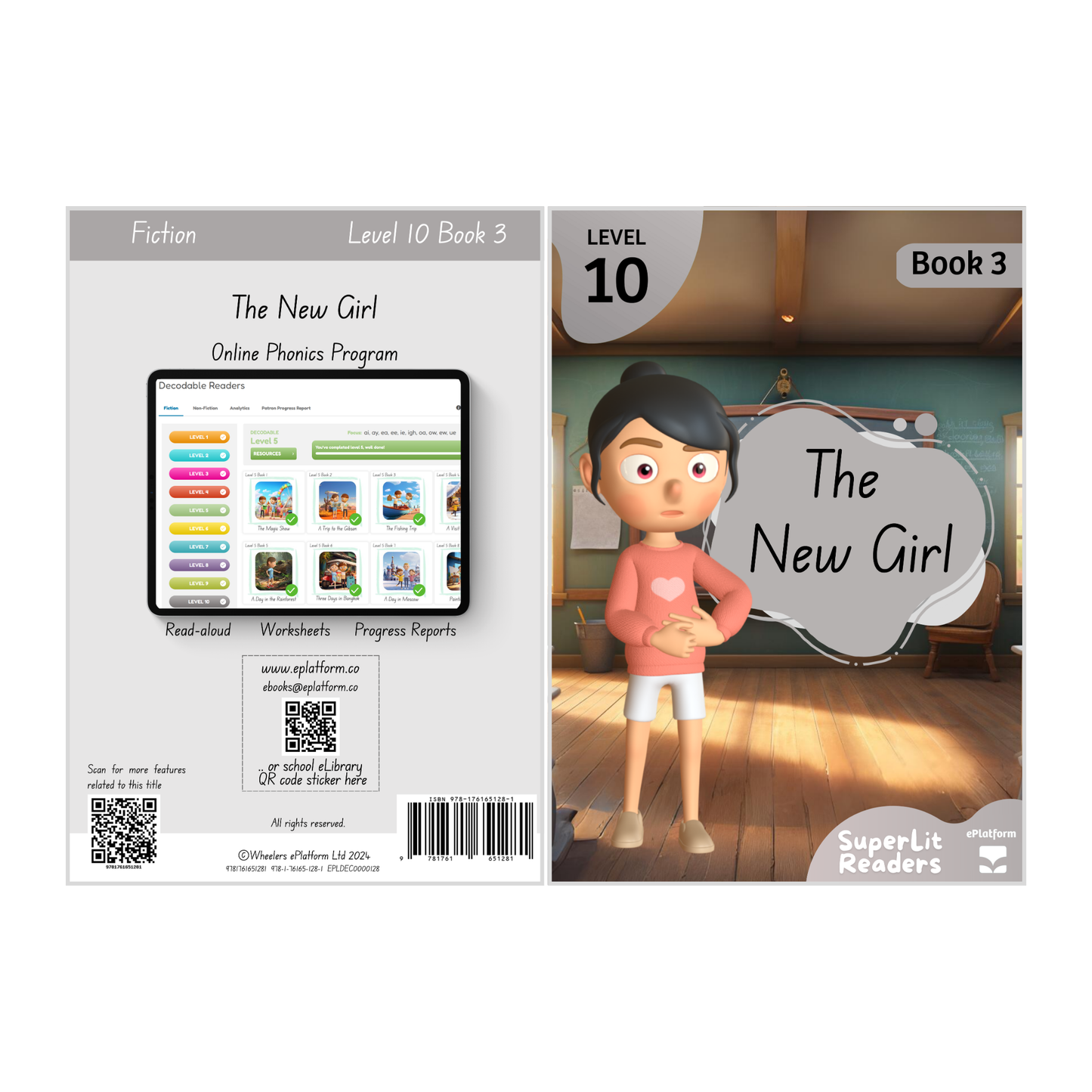 The New Girl (Level 10 Book 3 - Fiction Series) - SuperLit Readers by EPlatform Limited