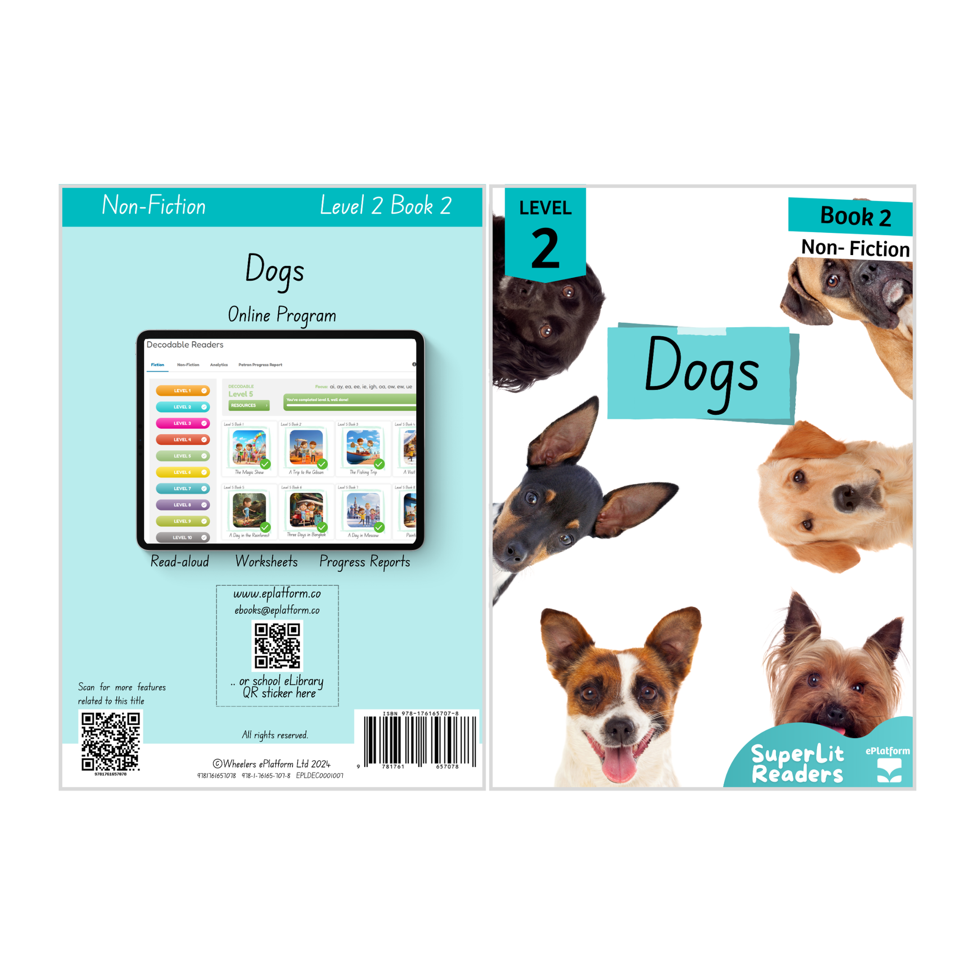 Dogs (Level 2 Book 2 - Non-Fiction Series) - SuperLit Readers by EPlatform Limited