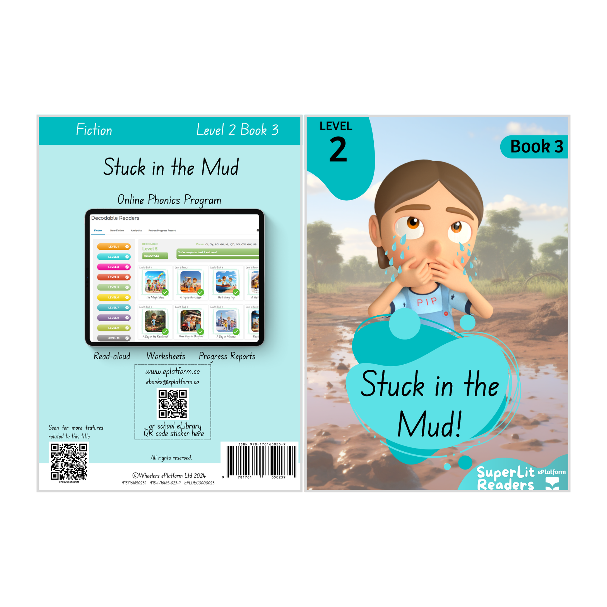 Stuck in the Mud! (Level 2 Book 3 - Fiction Series) - SuperLit Readers by EPlatform Limited