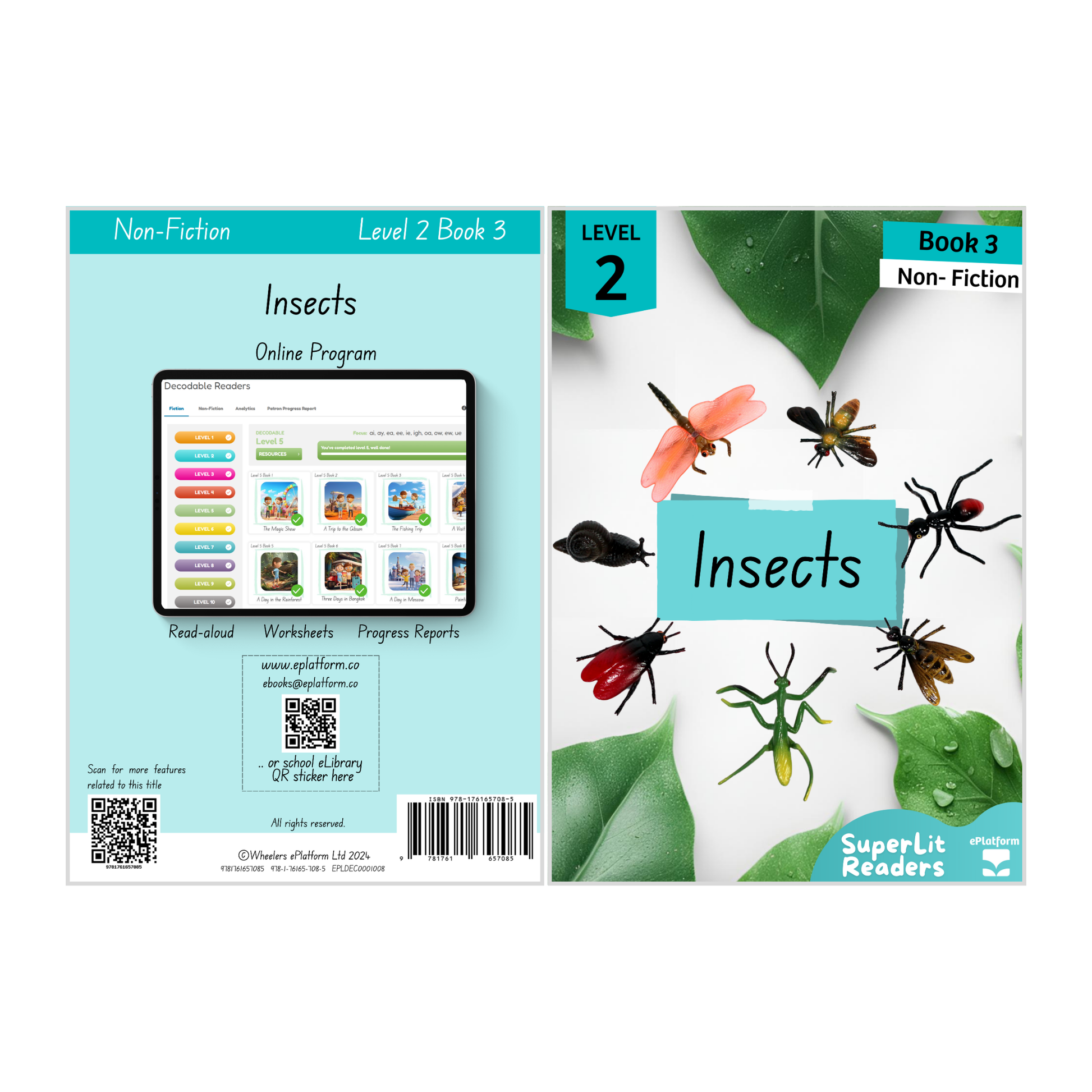 Insects (Level 2 Book 3 - Non-Fiction Series) - SuperLit Readers by EPlatform Limited