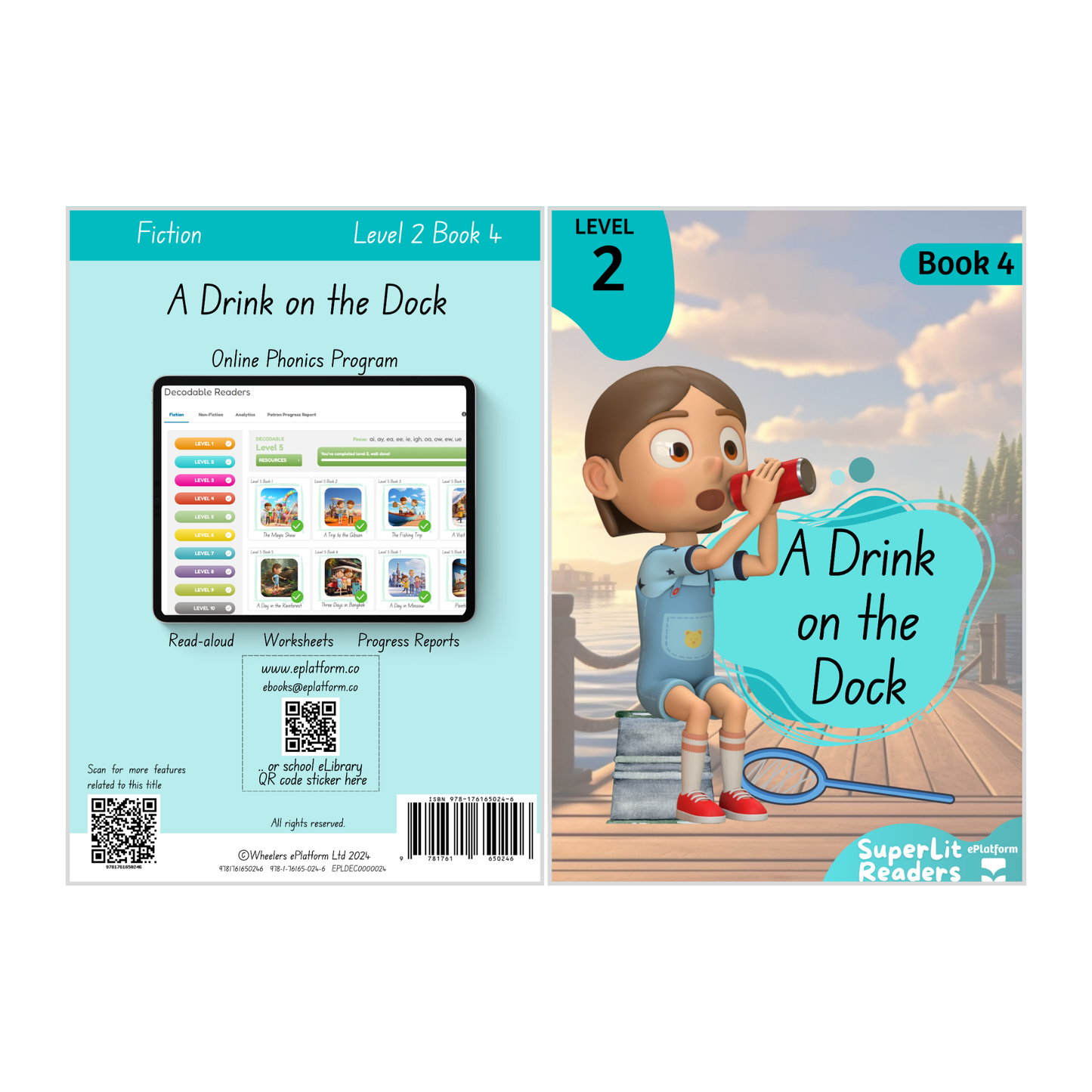 A Drink on the Dock (Level 2 Book 4 - Fiction Series) - SuperLit Readers by EPlatform Limited