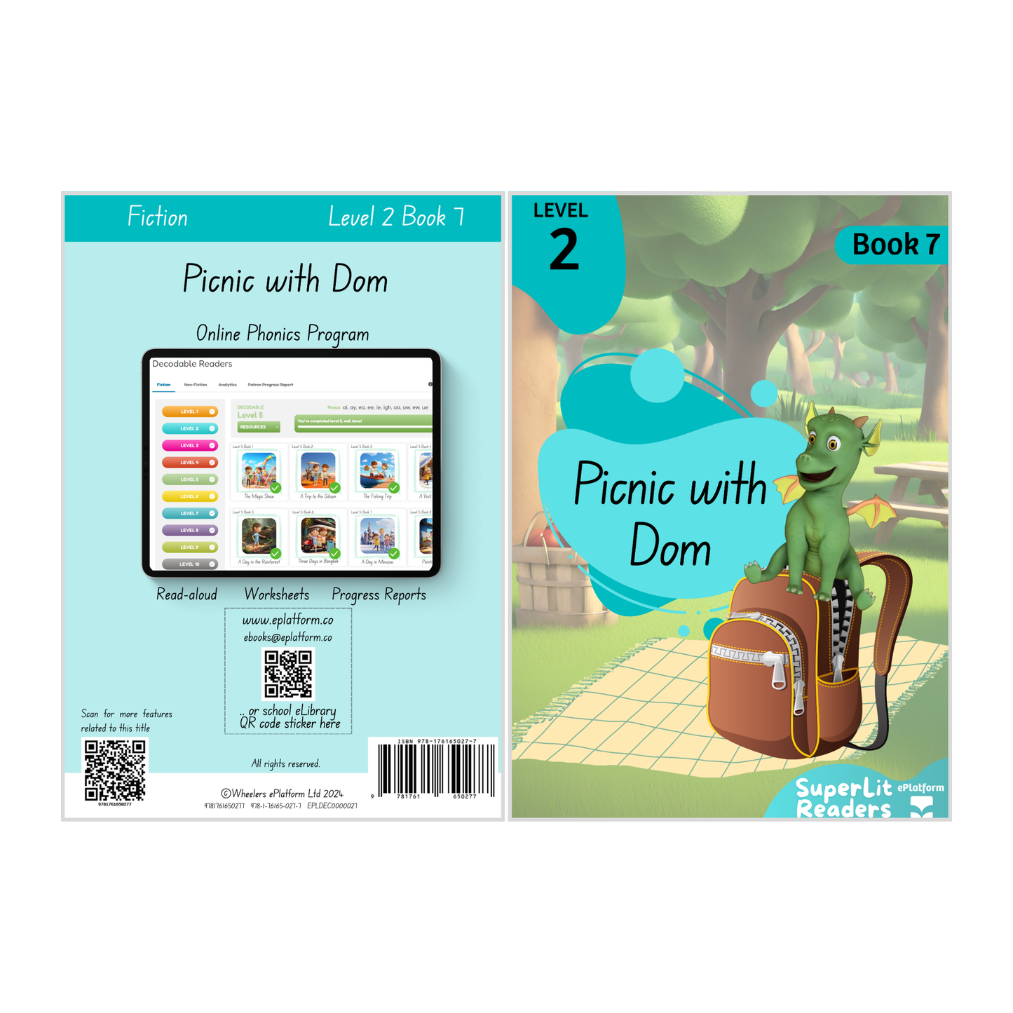 Picnic with Dom (Level 2 Book 7 - Fiction Series) - SuperLit Readers by EPlatform Limited