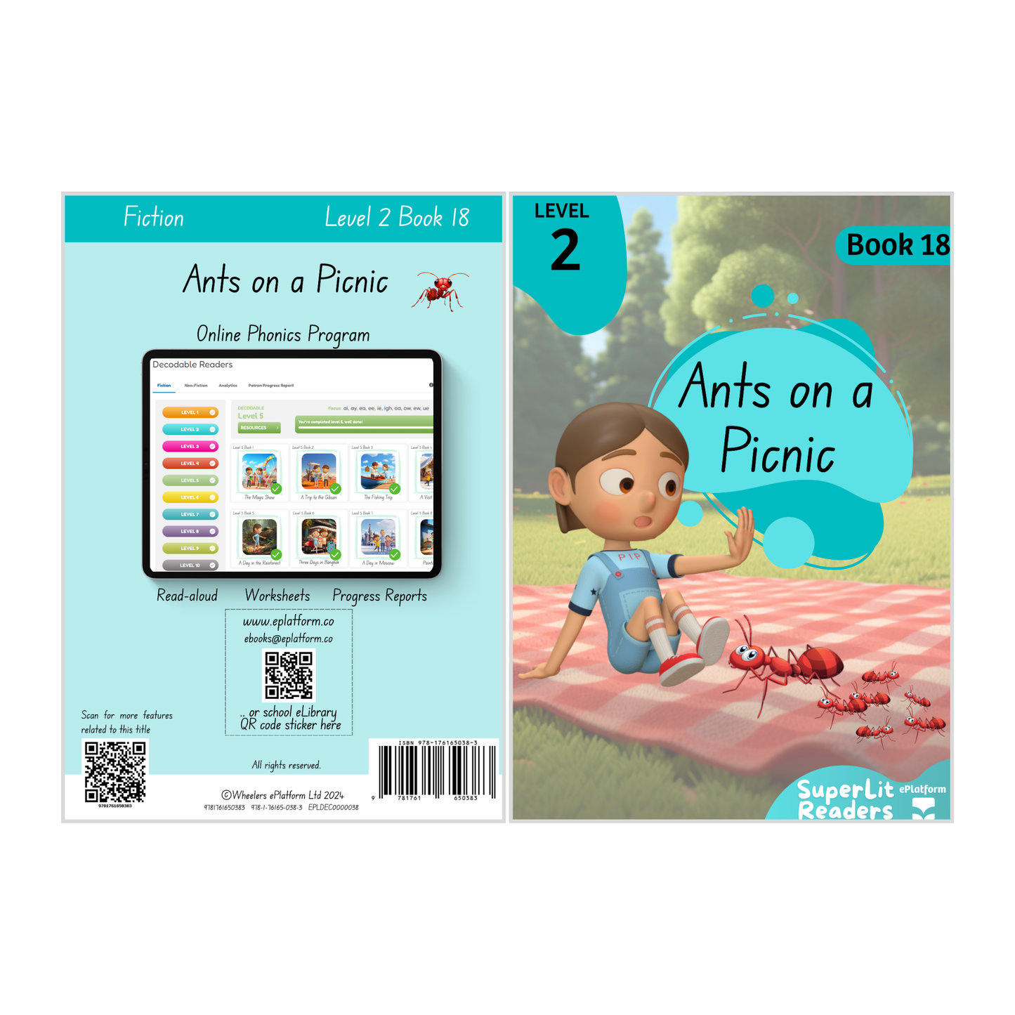 Ants on a Picnic (Level 2 Book 18 - Fiction Series) - SuperLit Readers by EPlatform Limited