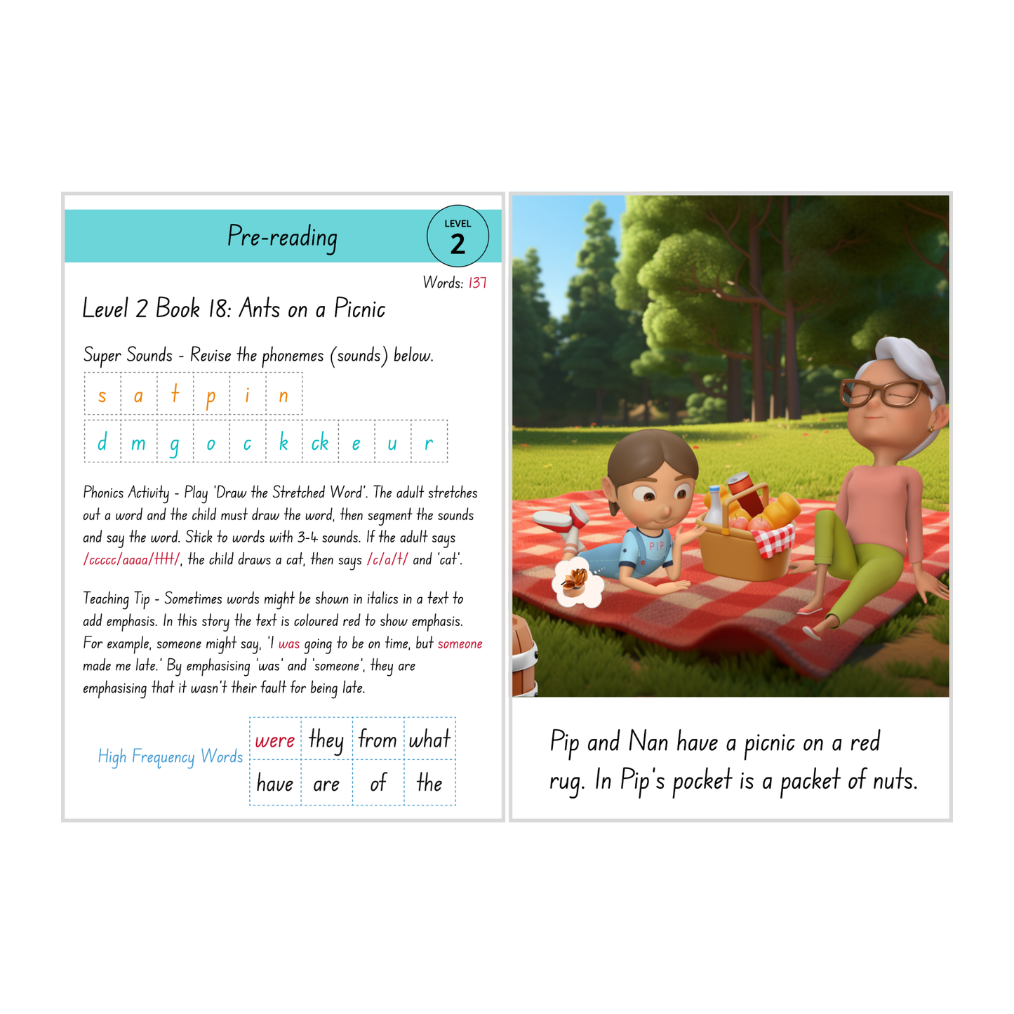 Ants on a Picnic (Level 2 Book 18 - Fiction Series) - SuperLit Readers by EPlatform Limited