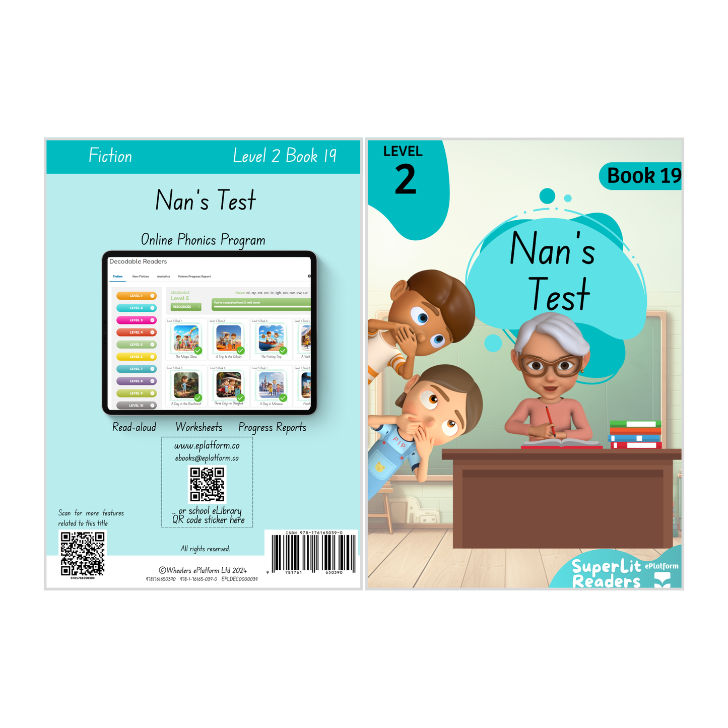 Nan’s Test (Level 2 Book 19 - Fiction Series) - SuperLit Readers by EPlatform Limited