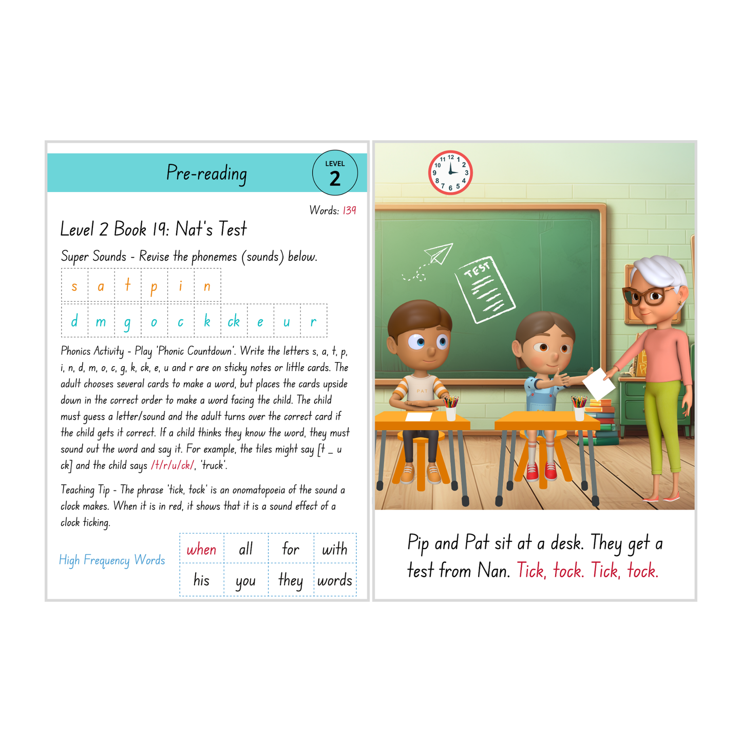 Nan’s Test (Level 2 Book 19 - Fiction Series) - SuperLit Readers by EPlatform Limited