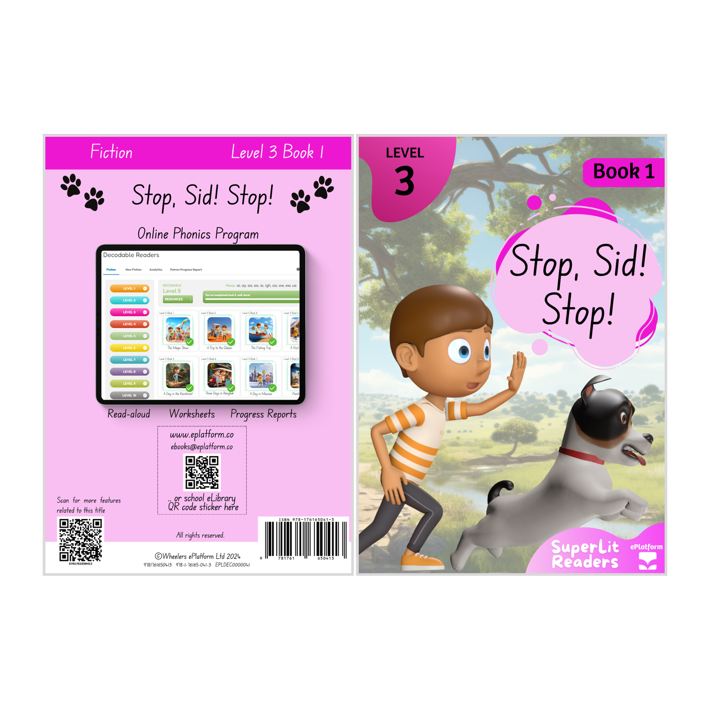 Stop Sid! Stop! (Level 3 Book 1 - Fiction Series) - SuperLit Readers by EPlatform Limited