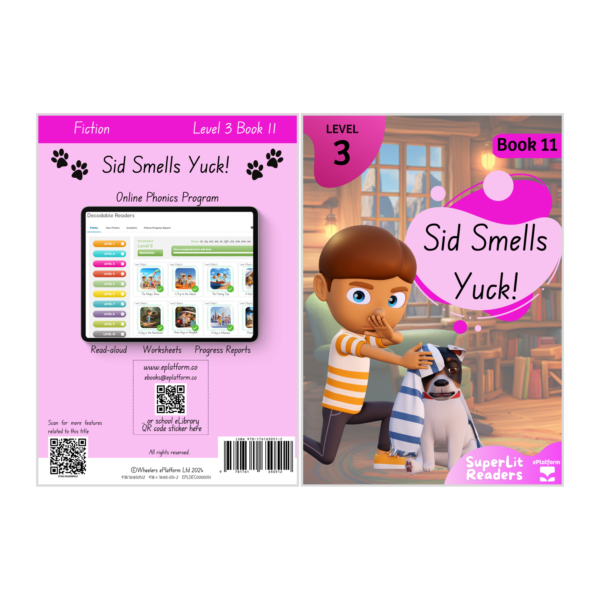 Sid Smells Yuck! (Level 3 Book 11 - Fiction Series) - SuperLit Readers by EPlatform Limited