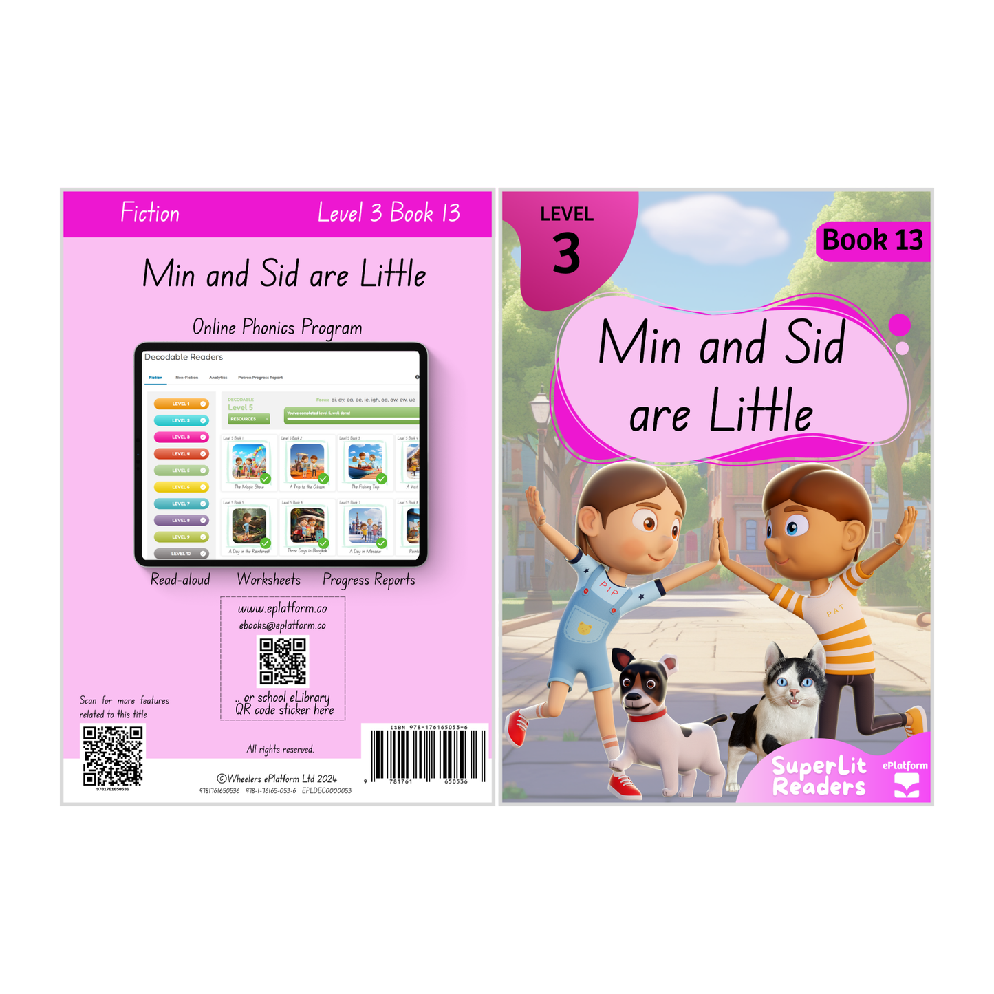 Min and Sid are Little (Level 3 Book 13 - Fiction Series) - SuperLit Readers by EPlatform Limited