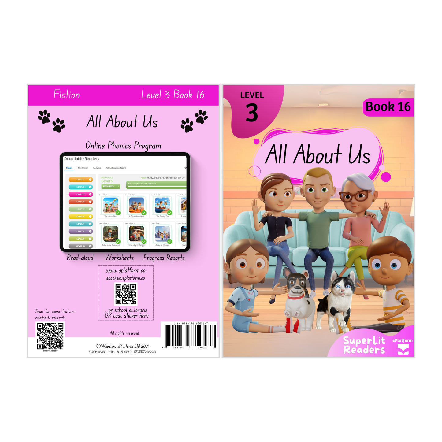 All About Us (Level 3 Book 16 - Fiction Series) - SuperLit Readers by EPlatform Limited