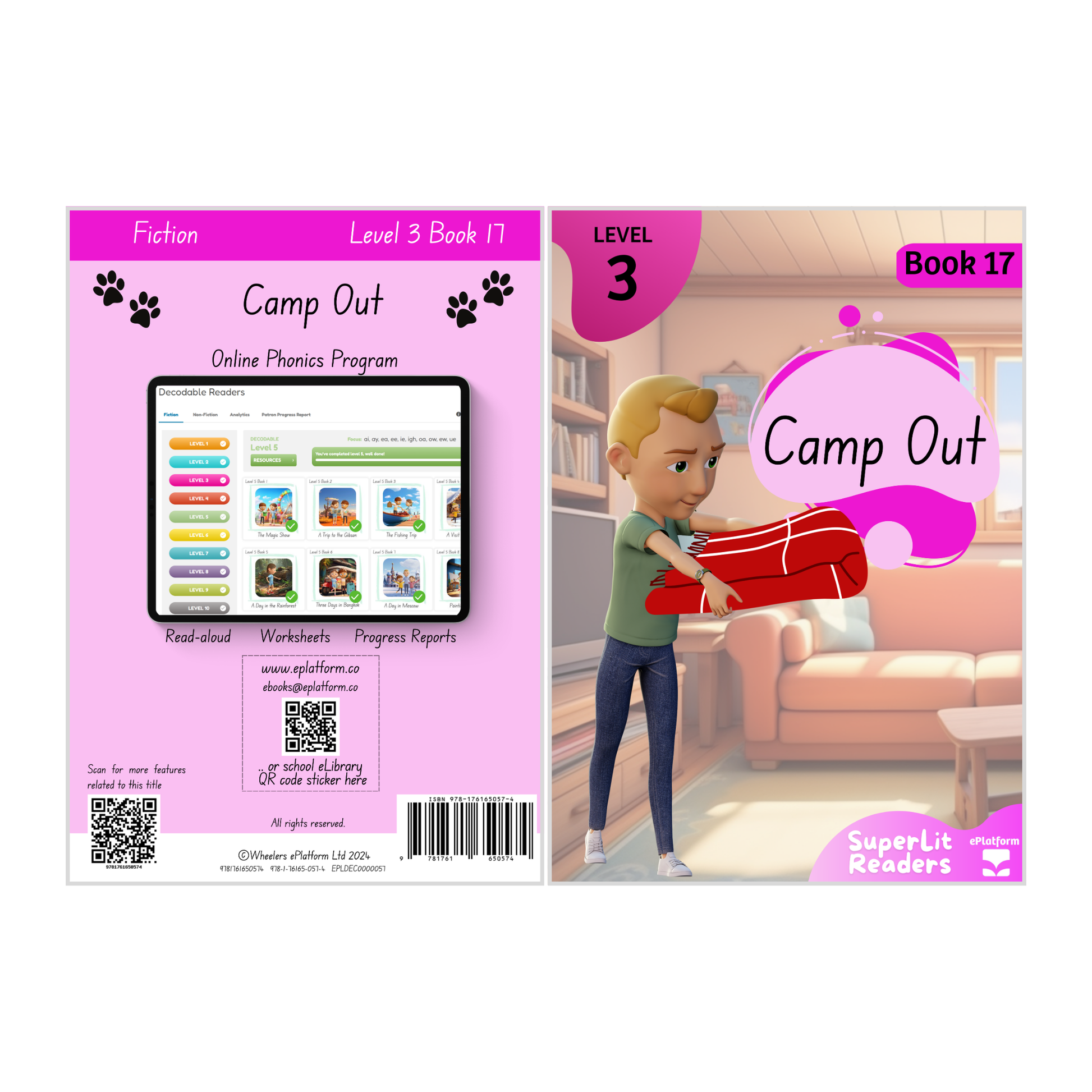 Camp Out (Level 3 Book 17 - Fiction Series) - SuperLit Readers by EPlatform Limited