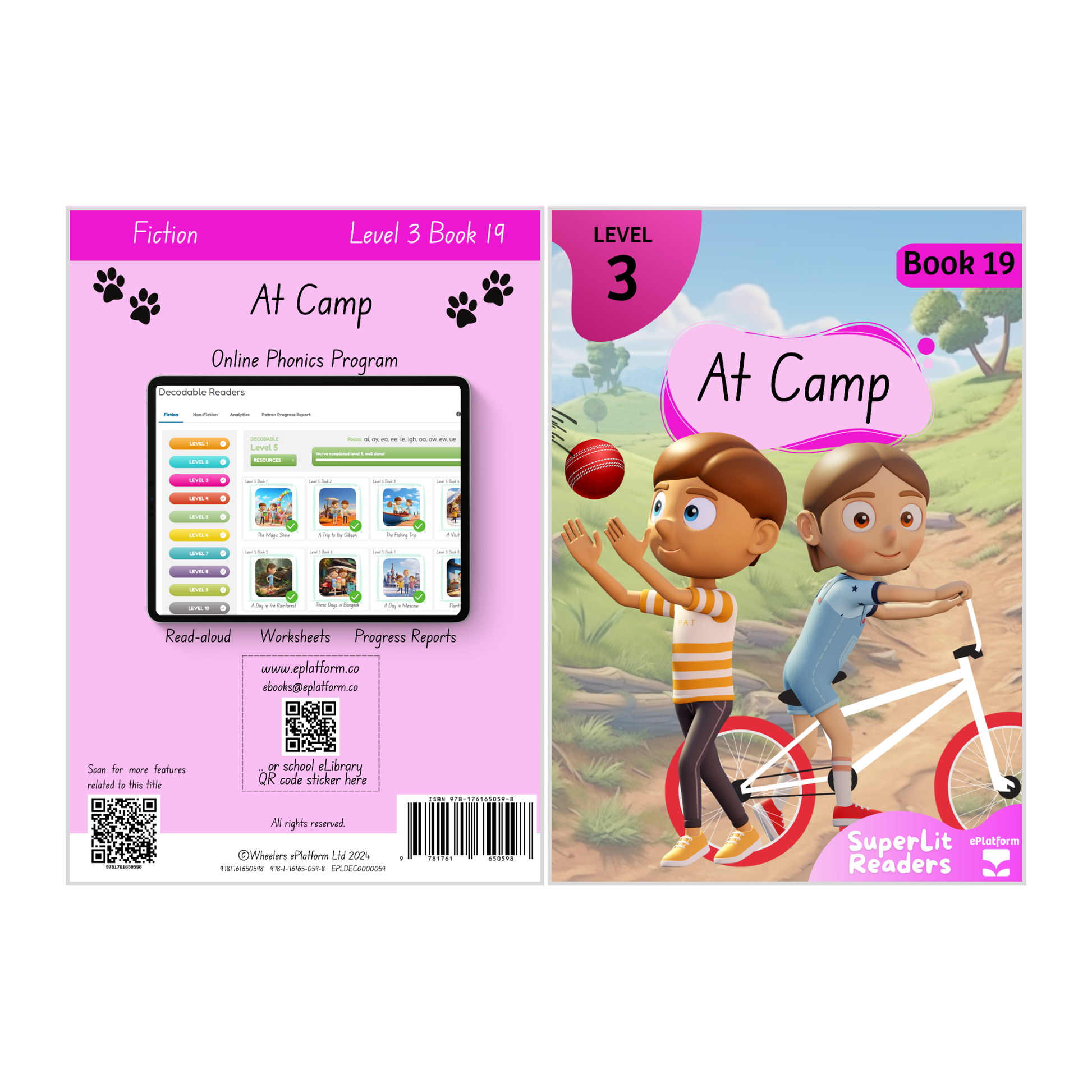 At Camp (Level 3 Book 19 - Fiction Series) - SuperLit Readers by EPlatform Limited