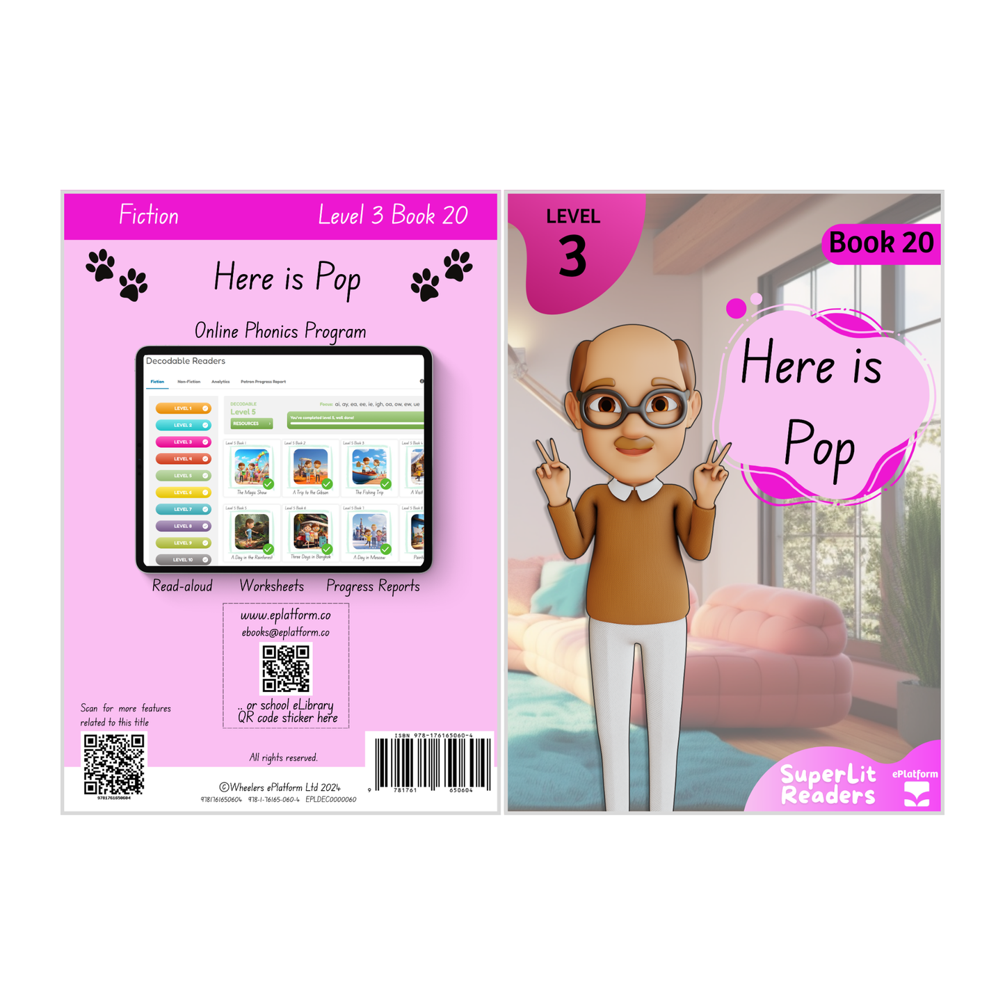 Here is Pop (Level 3 Book 20 - Fiction Series) - SuperLit Readers by EPlatform Limited