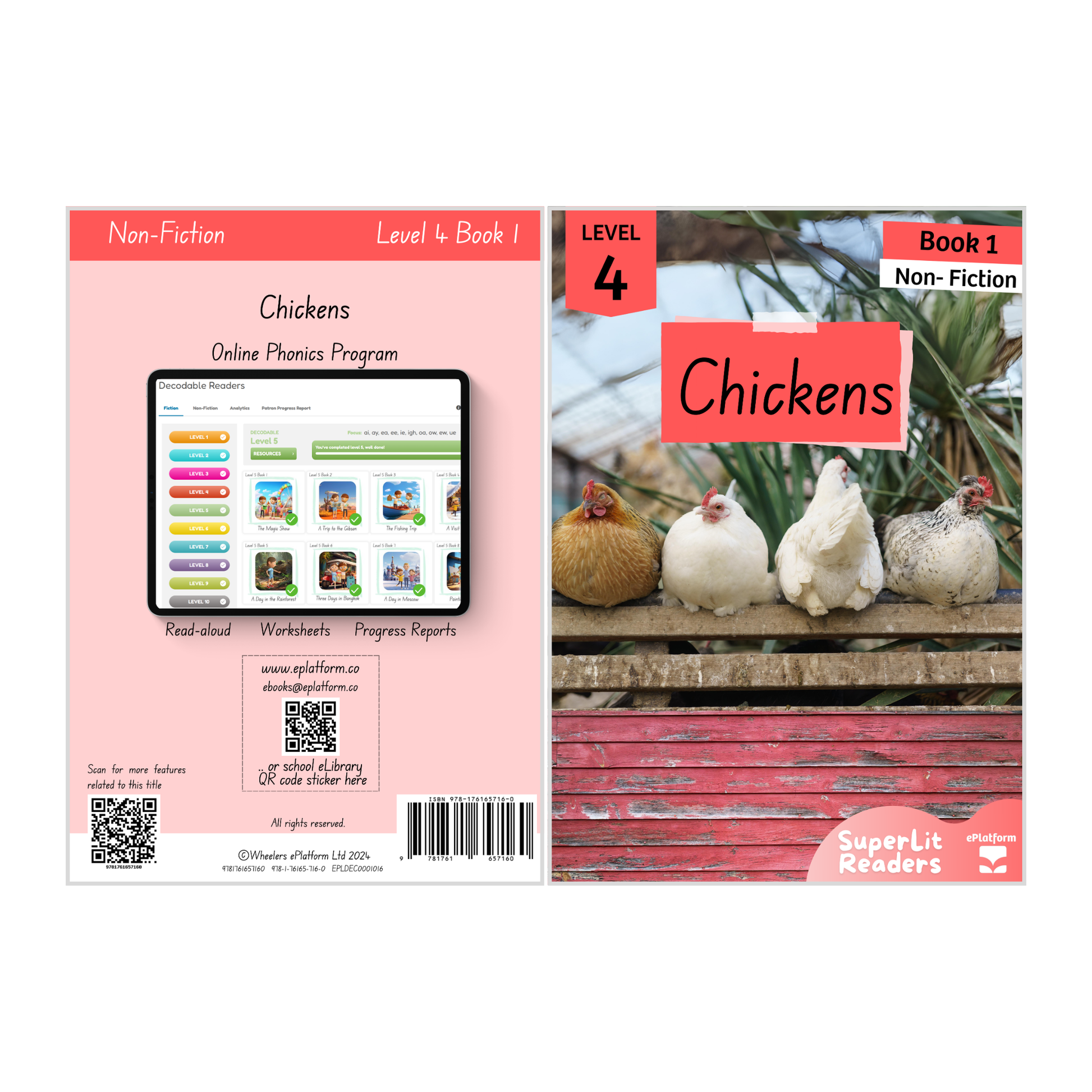 Chickens (Level 4 Book 1 - Non-Fiction Series) - SuperLit Readers by EPlatform Limited