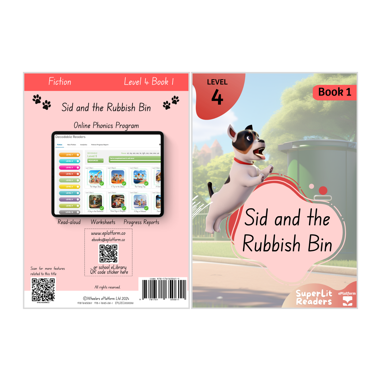 Sid and the Rubbish Bin (Level 4 Book 1 - Fiction Series) - SuperLit Readers by EPlatform Limited