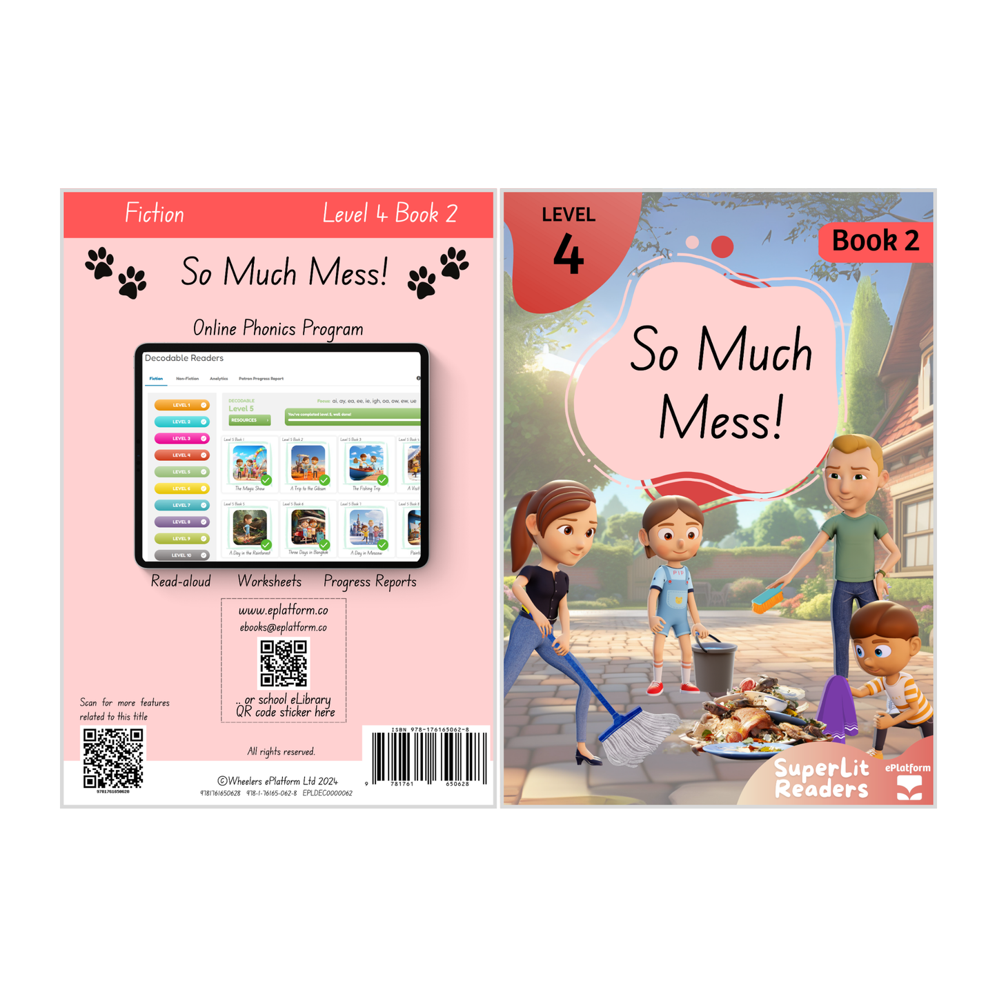 So Much Mess! (Level 4 Book 2 - Fiction Series) - SuperLit Readers by EPlatform Limited