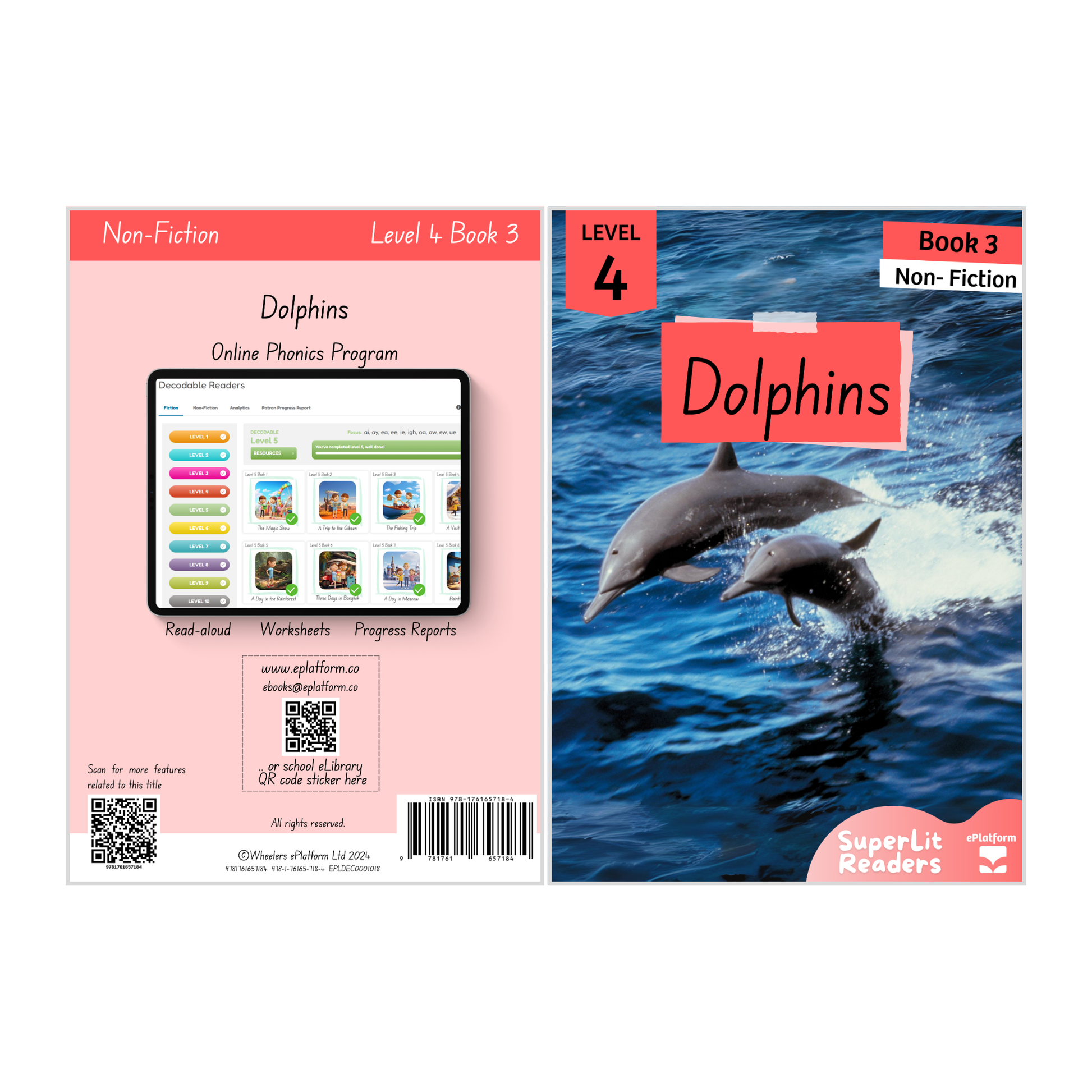 Dolphins (Level 4 Book 3 - Non-Fiction Series) - SuperLit Readers by EPlatform Limited