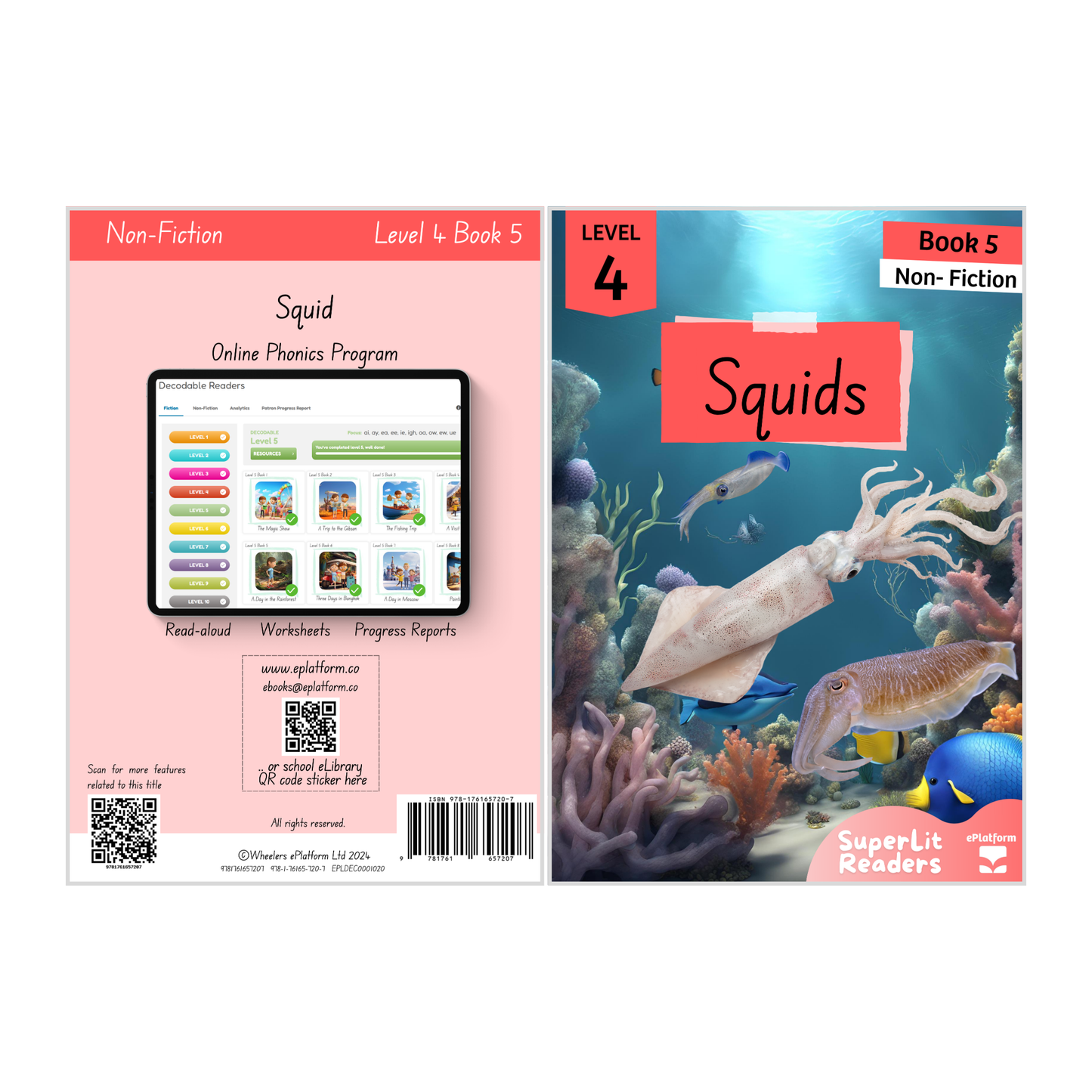 Squid (Level 4 Book 5 - Non-Fiction Series) - SuperLit Readers by EPlatform Limited