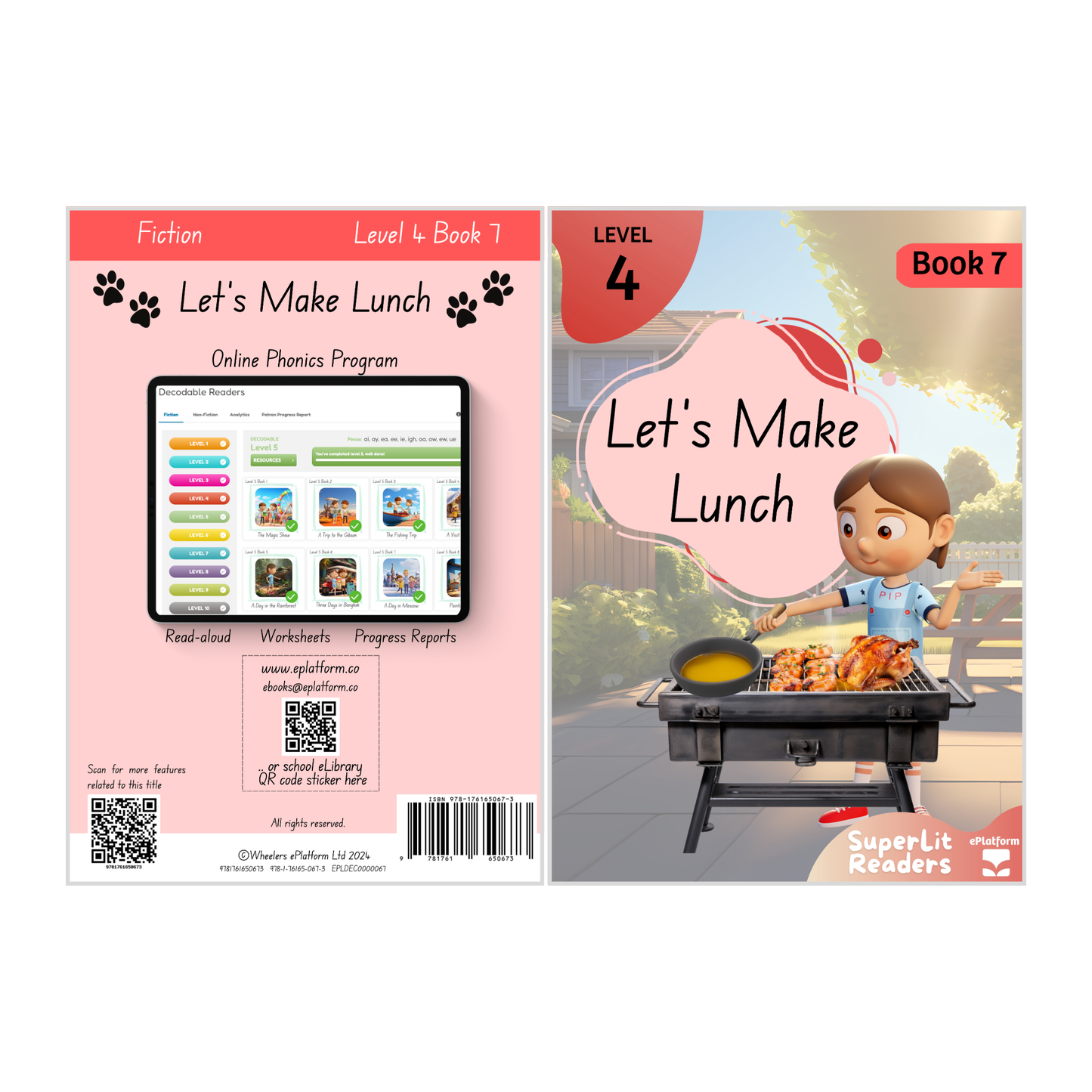 Let’s Make Lunch (Level 4 Book 7 - Fiction Series) - SuperLit Readers by EPlatform Limited