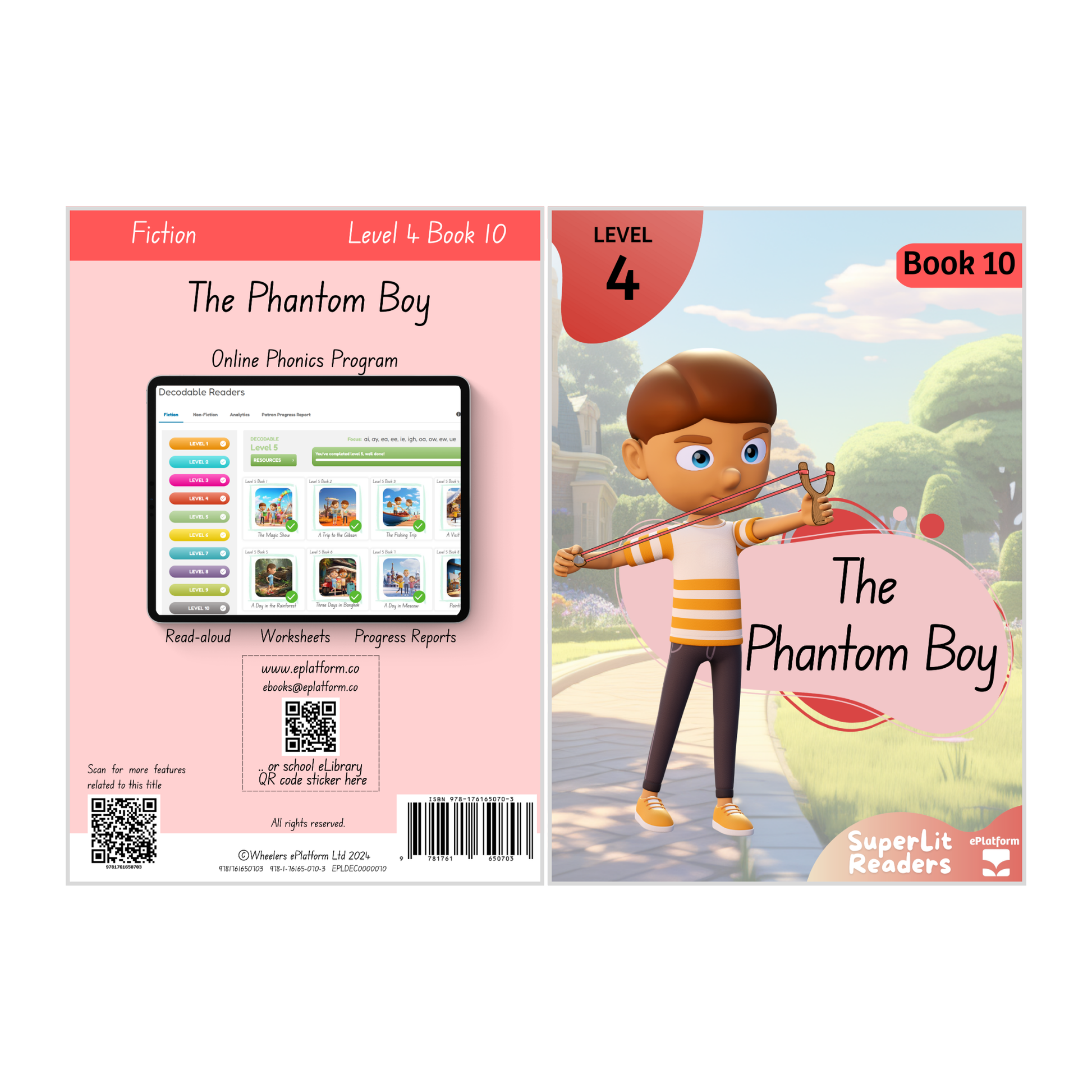 The Phantom Boy (Level 4 Book 10 - Fiction Series) - SuperLit Readers by EPlatform Limited