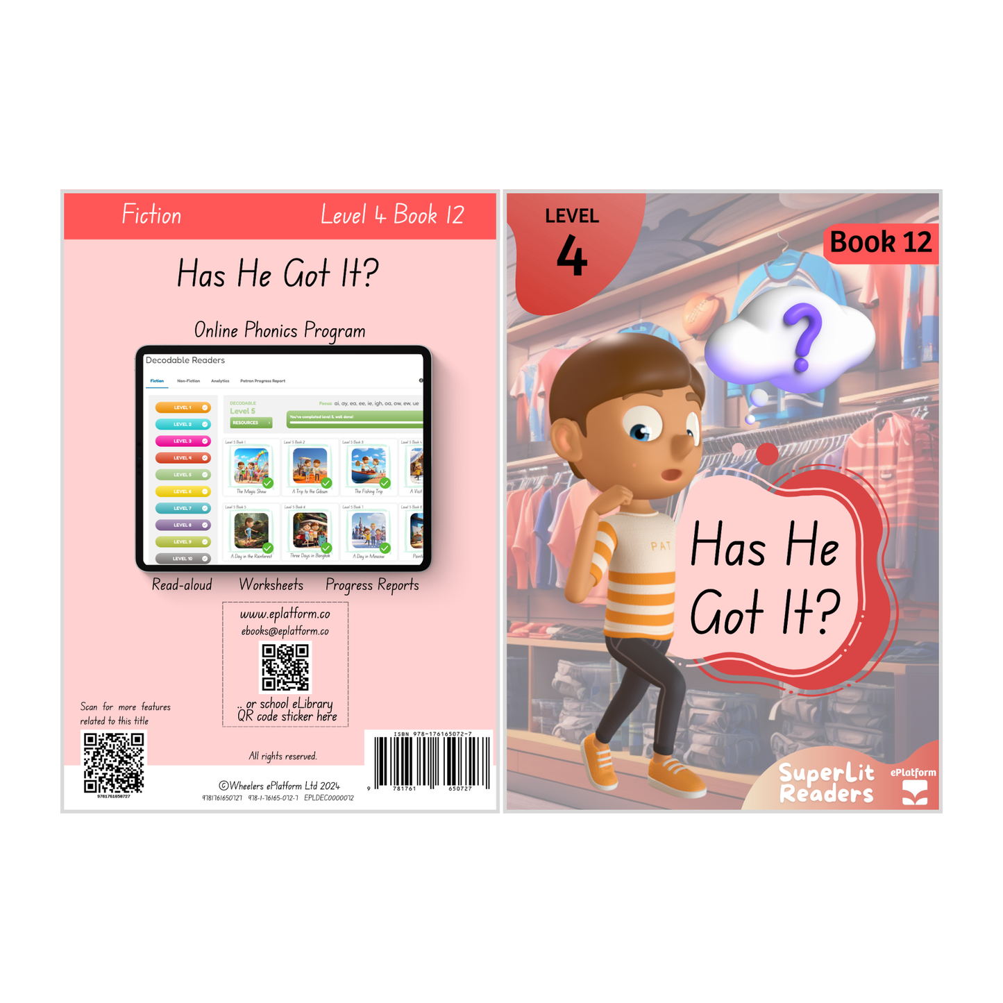 Has He Got It? (Level 4 Book 12 - Fiction Series) - SuperLit Readers by EPlatform Limited