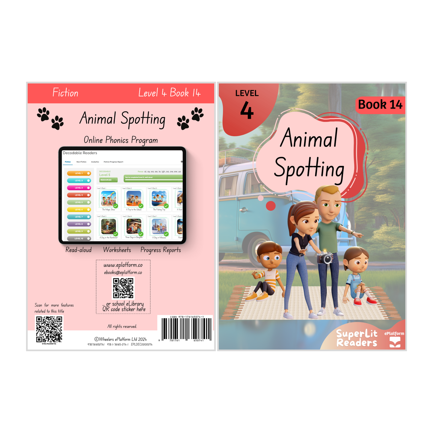 Animal Spotting (Level 4 Book 14 - Fiction Series) - SuperLit Readers by EPlatform Limited