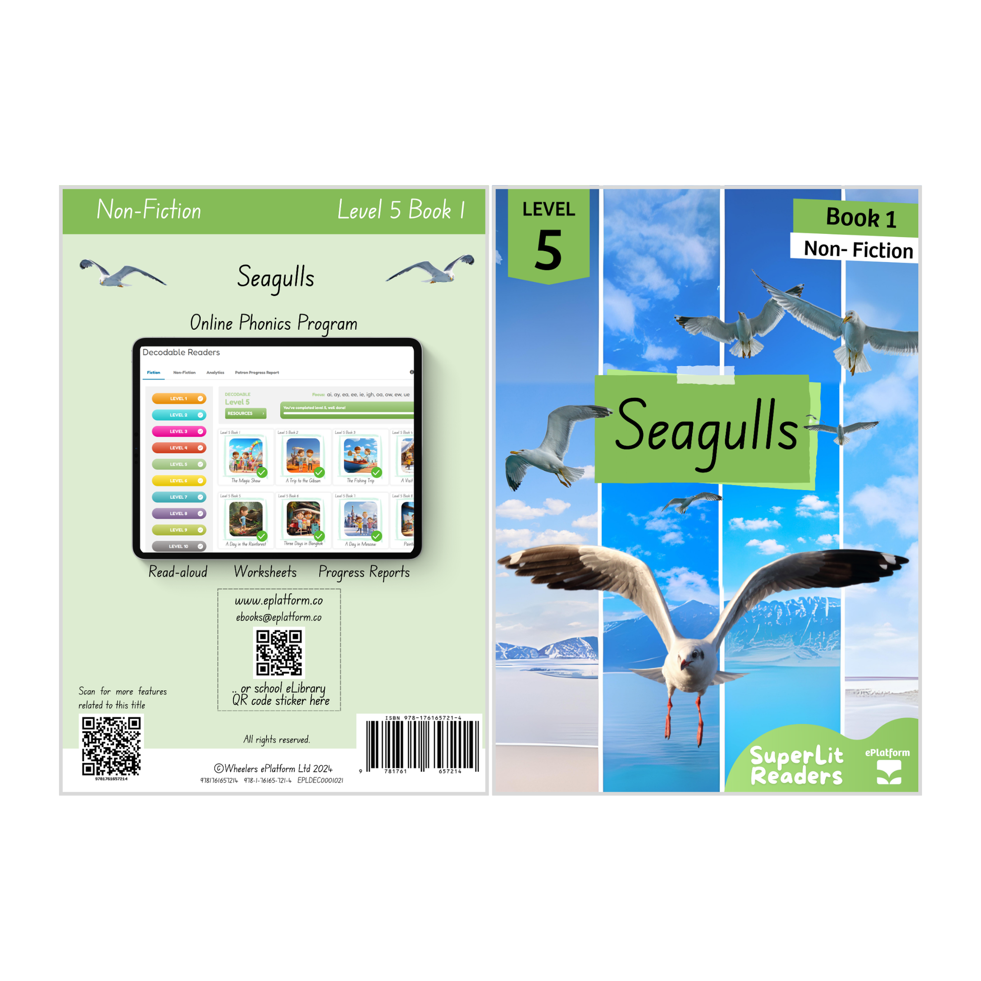 Seagulls (Level 5 Book 1 - Non-Fiction Series) - SuperLit Readers by EPlatform Limited