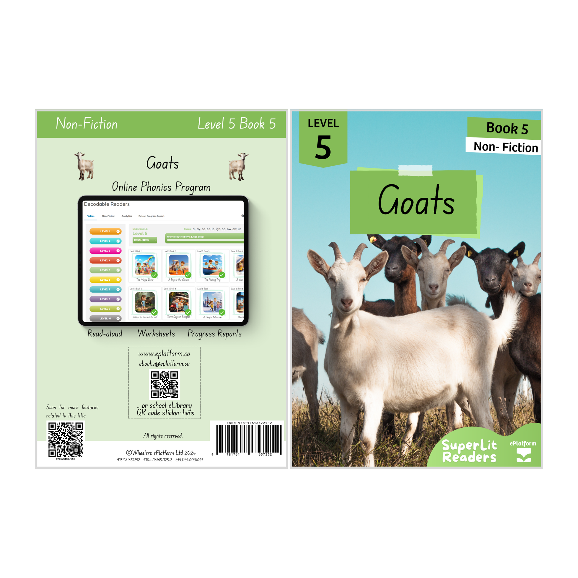 Goats (Level 5 Book 5 - Non-Fiction Series) - SuperLit Readers by EPlatform Limited