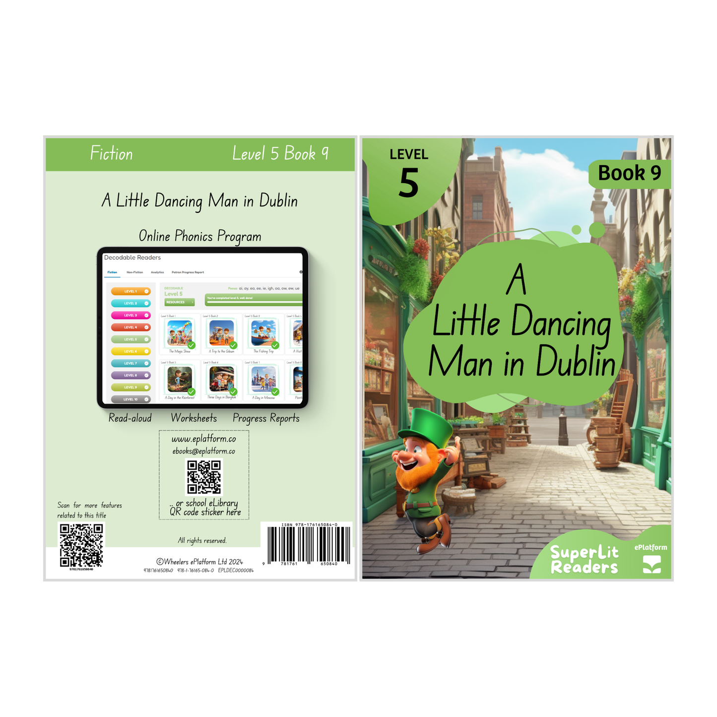 A Little Dancing Man in Dublin (Level 5 Book 9 - Fiction Series) - SuperLit Readers by EPlatform Limited