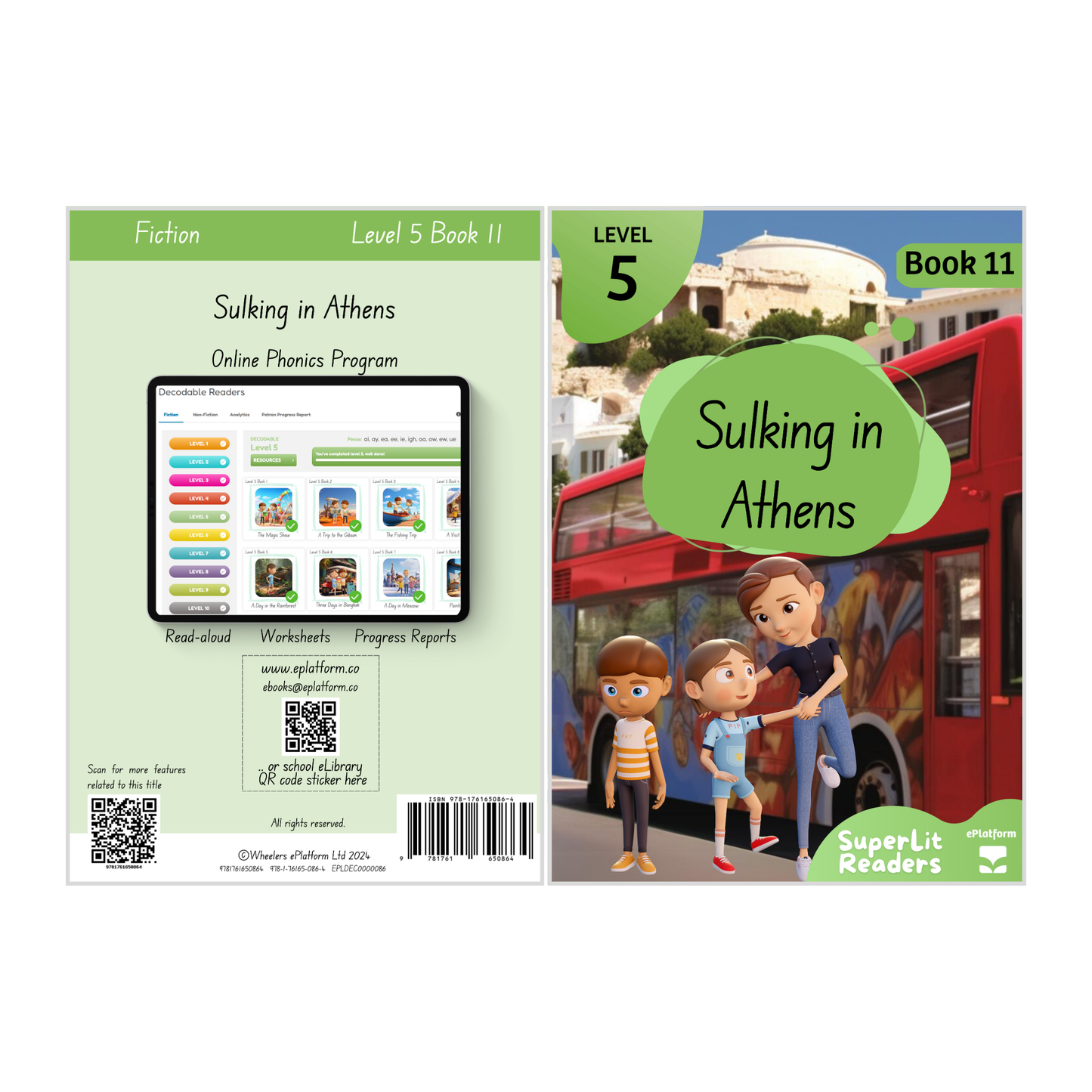 Sulking in Athens (Level 5 Book 11 - Fiction Series) - SuperLit Readers by EPlatform Limited