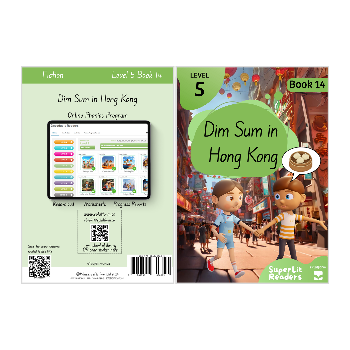 Dim Sum in Hong Kong (Level 5 Book 14 - Fiction Series) - SuperLit Readers by EPlatform Limited