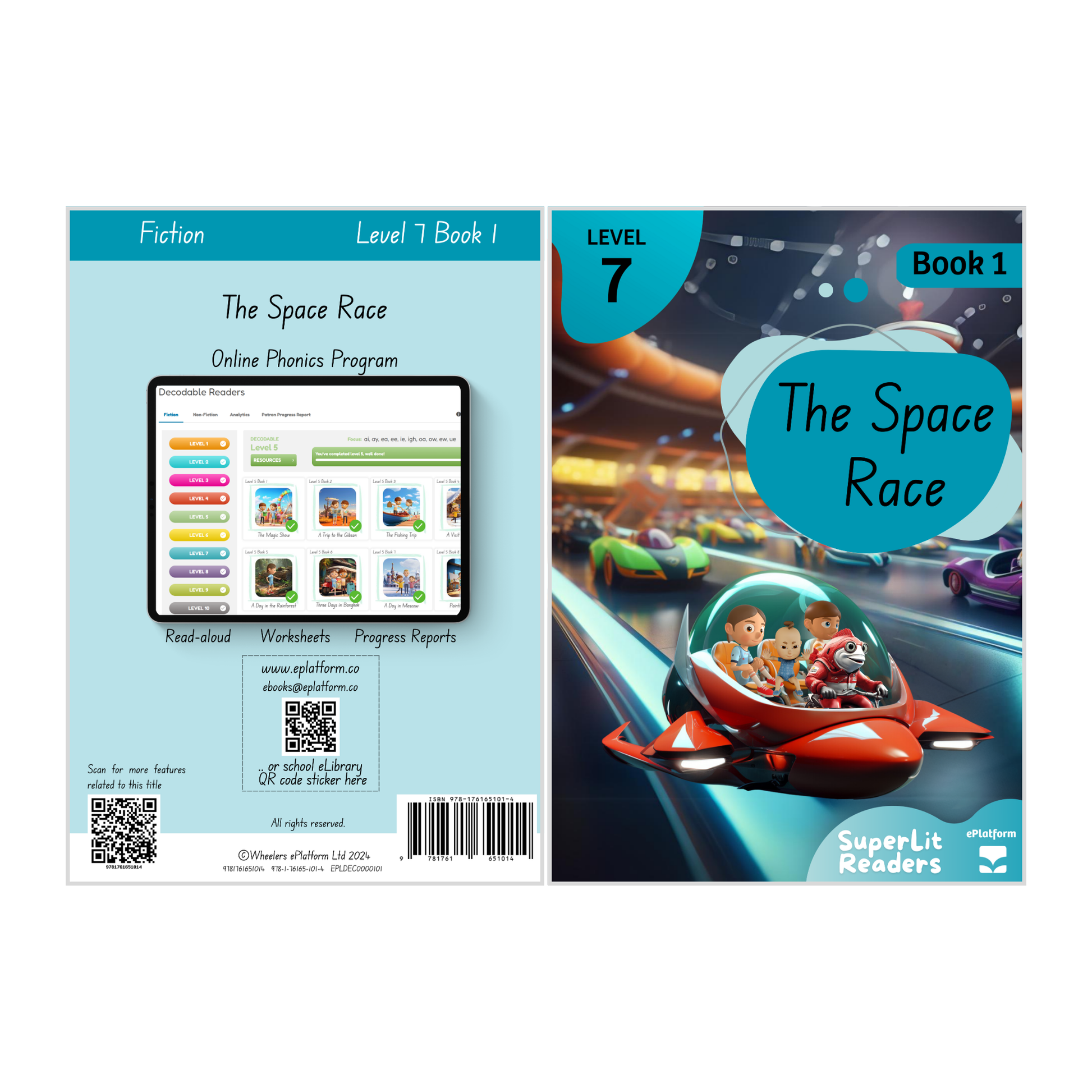 The Space Race (Level 7 Book 1 - Fiction Series) - SuperLit Readers by EPlatform Limited