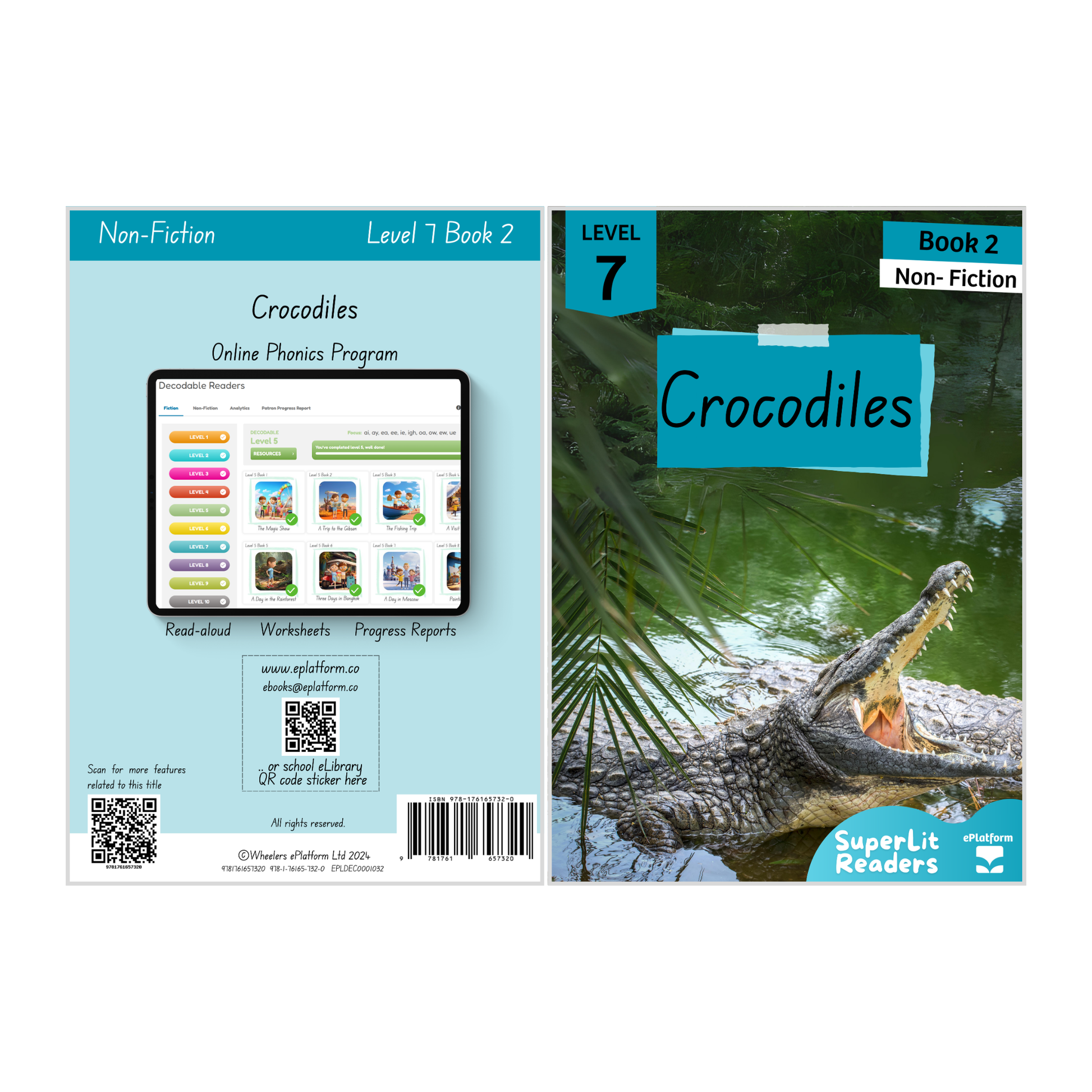 Crocodiles (Level 7 Book 2 - Non-Fiction Series) - SuperLit Readers by EPlatform Limited