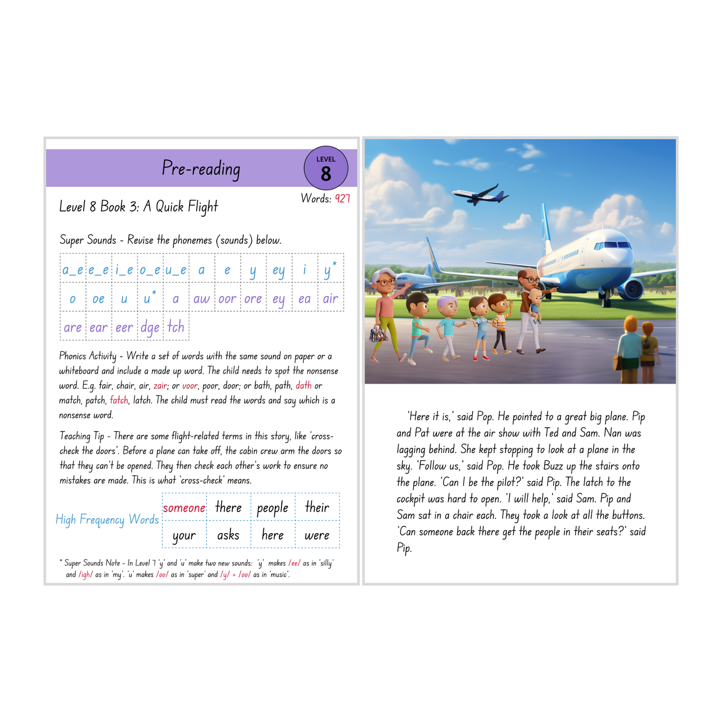 A Quick Flight (Level 8 Book 3 - Fiction Series) - SuperLit Readers by EPlatform Limited