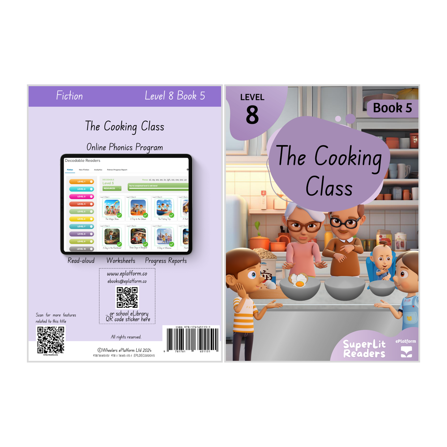 The Cooking Class (Level 8 Book 5 - Fiction Series) - SuperLit Readers by EPlatform Limited