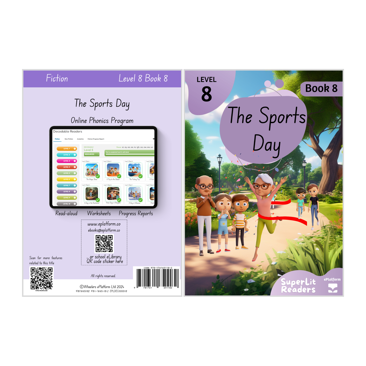 The Sports Day (Level 8 Book 8 - Fiction Series) - SuperLit Readers by EPlatform Limited