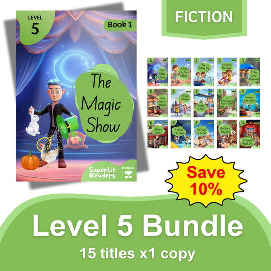 Fiction Level 5 Bundle - SuperLit Readers by EPlatform Limited