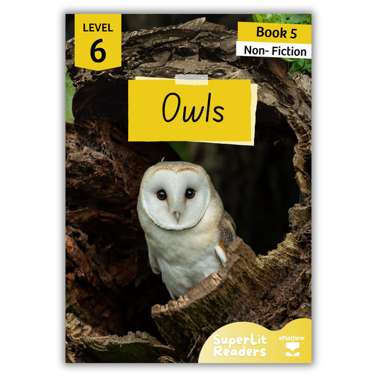 Owls (Level 6 Book 5 - Non-Fiction Series) - SuperLit Readers by EPlatform Limited