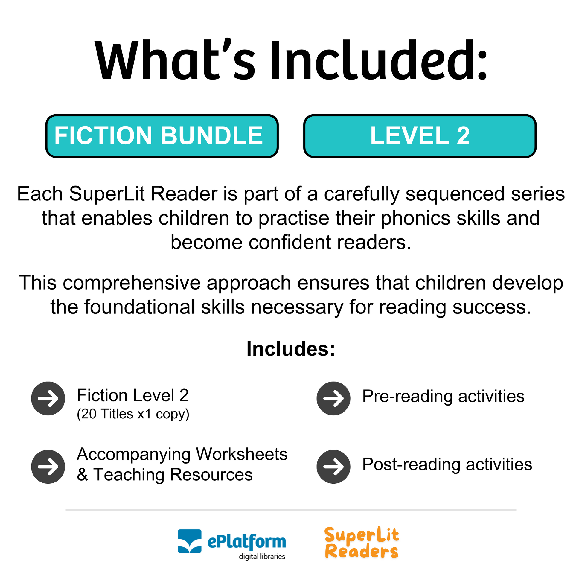 Fiction Level 2 Bundle - SuperLit Readers by EPlatform Limited