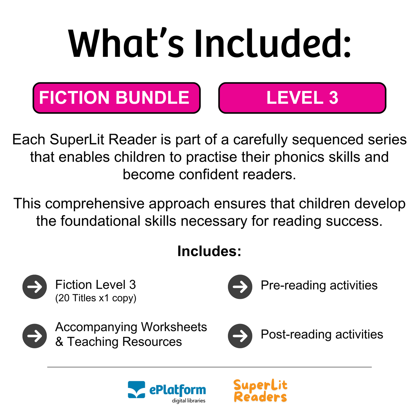 Fiction Level 3 Bundle - SuperLit Readers by EPlatform Limited