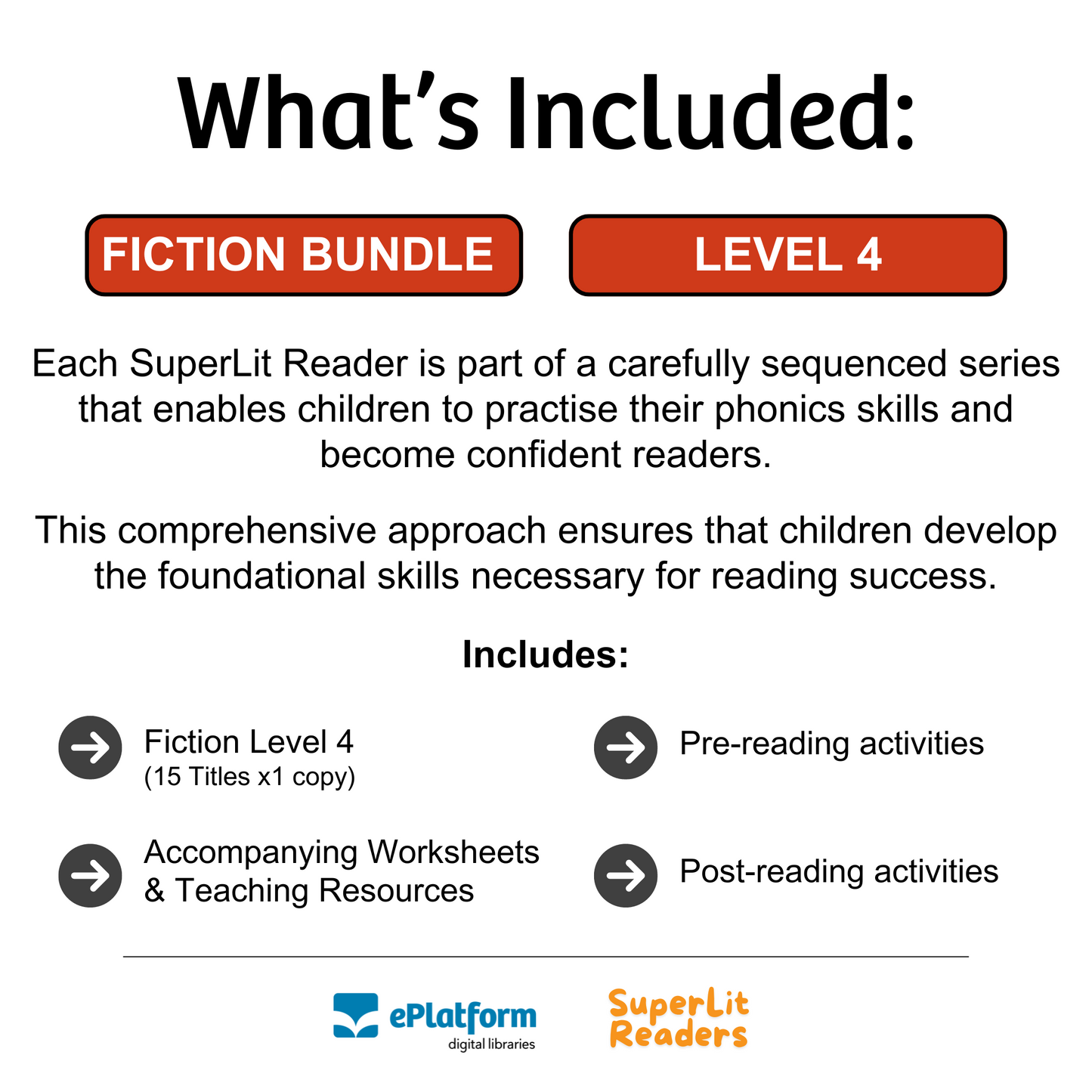 Fiction Level 4 Bundle - SuperLit Readers by EPlatform Limited