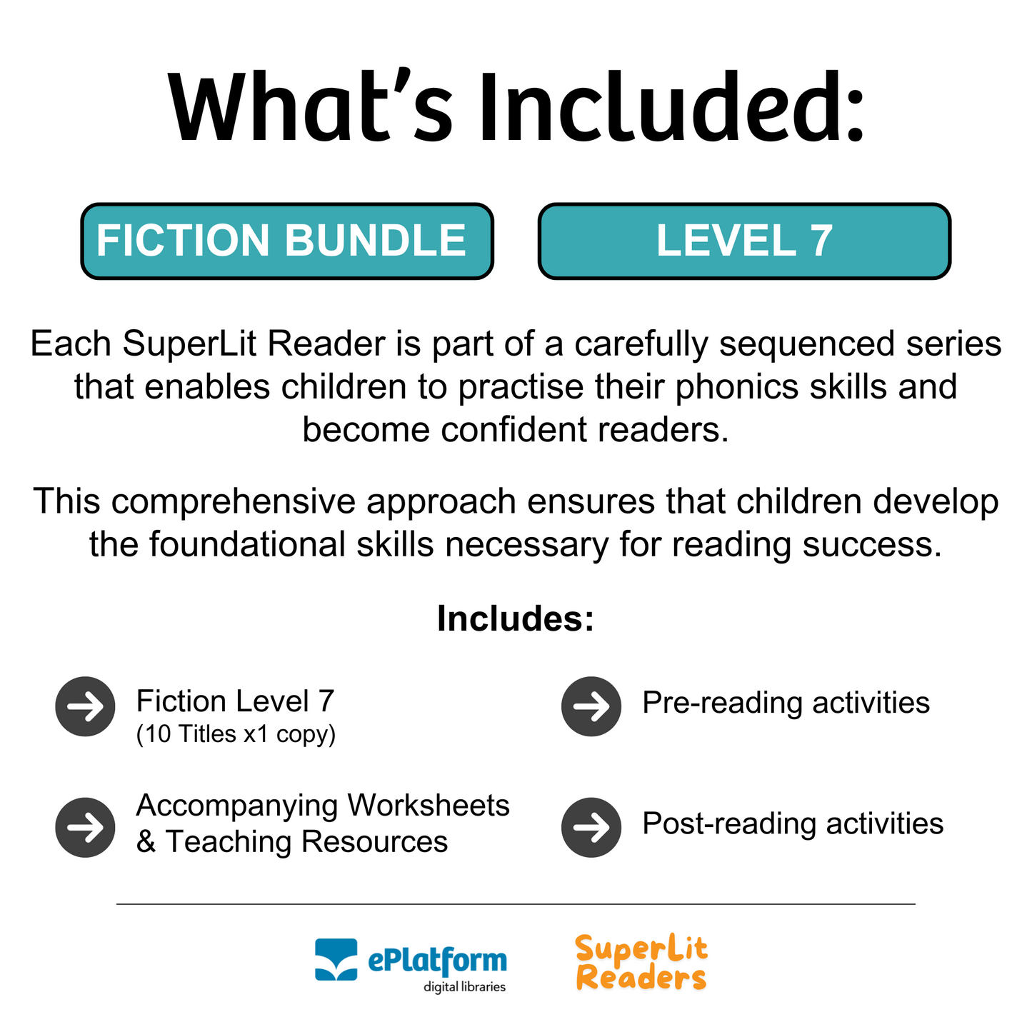 Fiction Level 7 Bundle - SuperLit Readers by EPlatform Limited