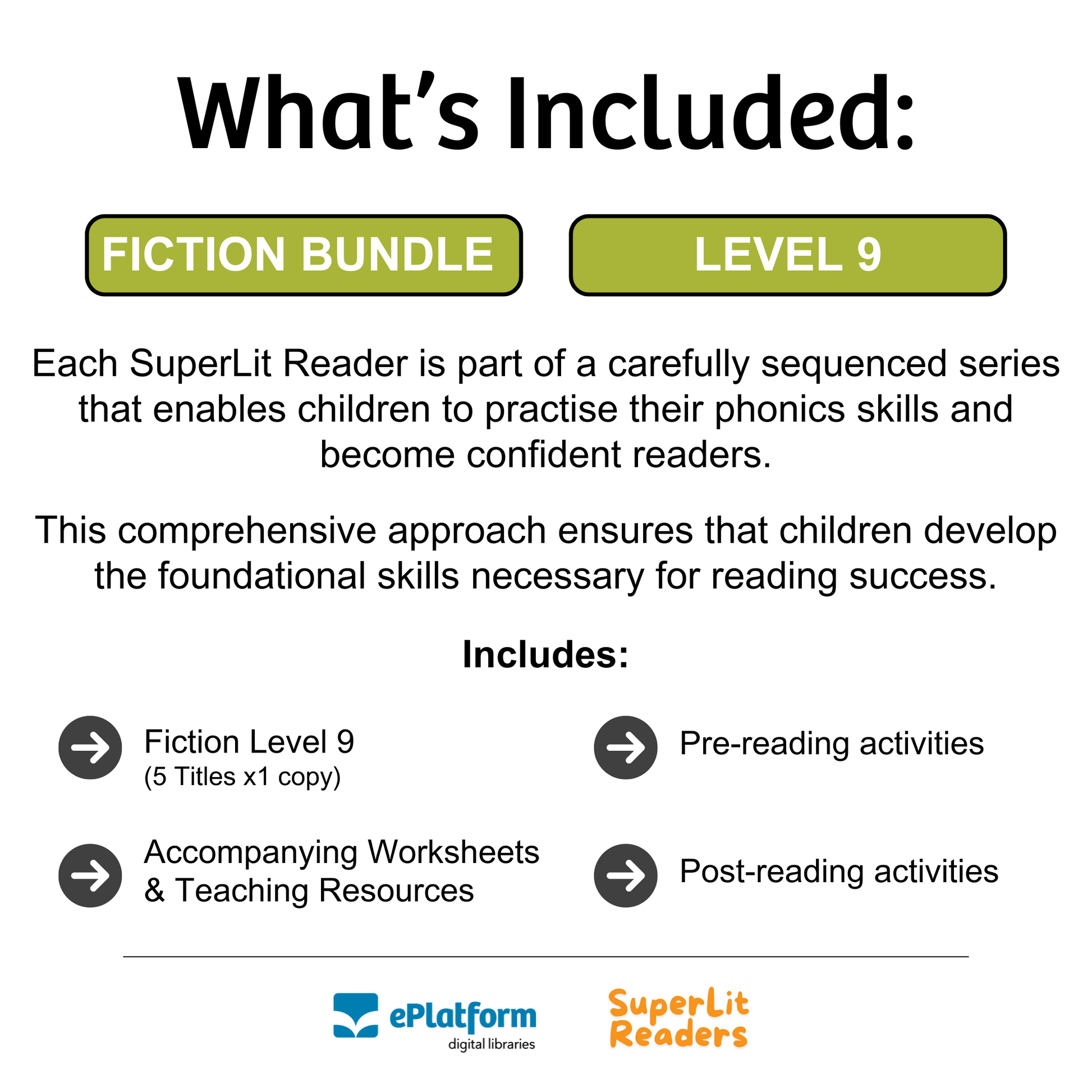 Fiction Level 9 Bundle - SuperLit Readers by EPlatform Limited