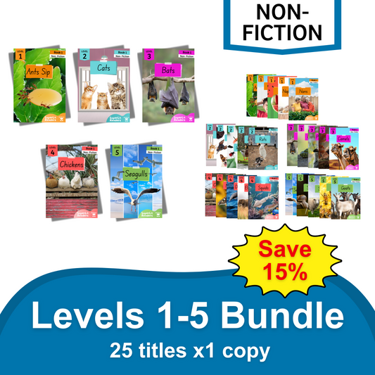 Non-Fiction Levels 1-5 Bundle - SuperLit Readers by EPlatform Limited