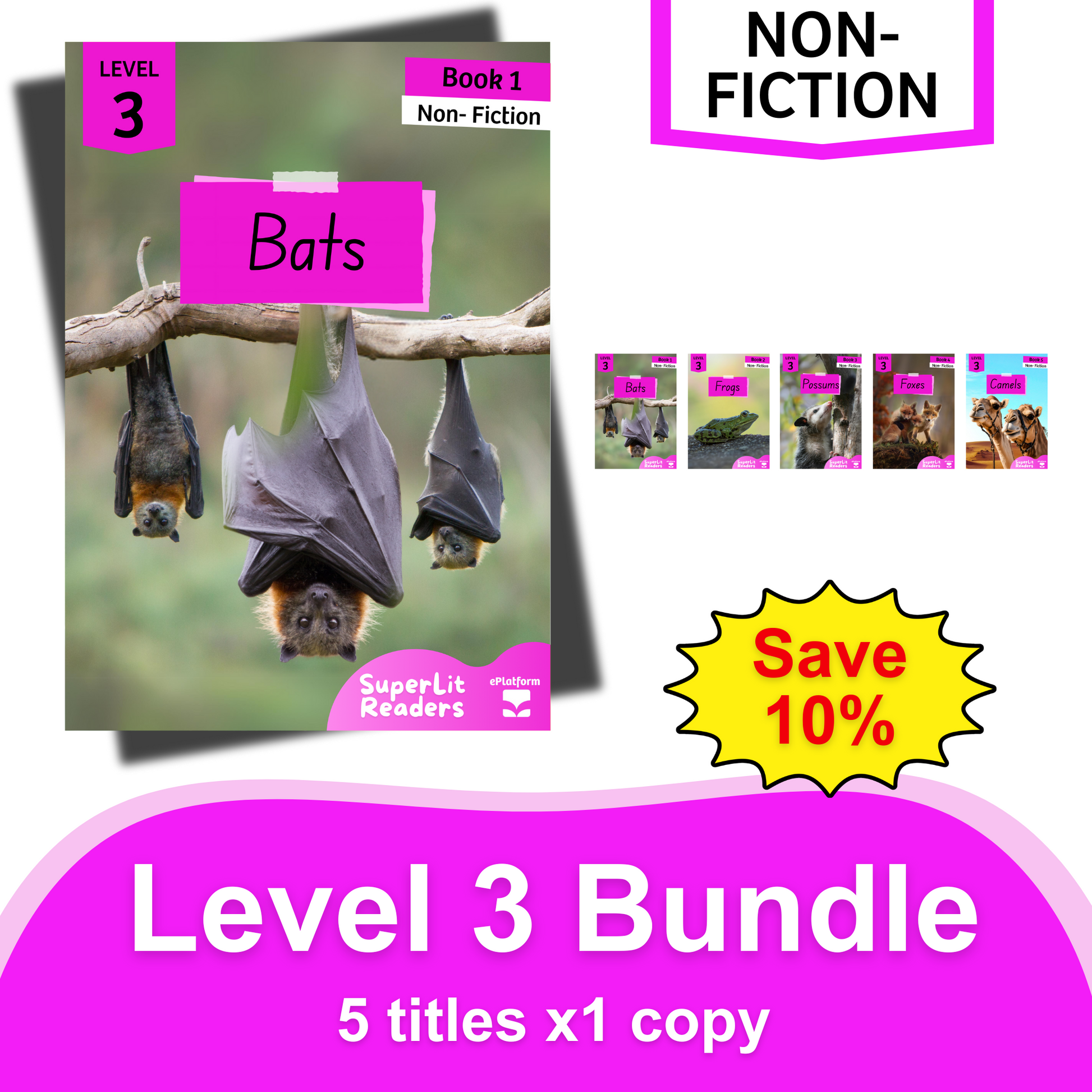 Non-Fiction Level 3 Bundle - SuperLit Readers by EPlatform Limited