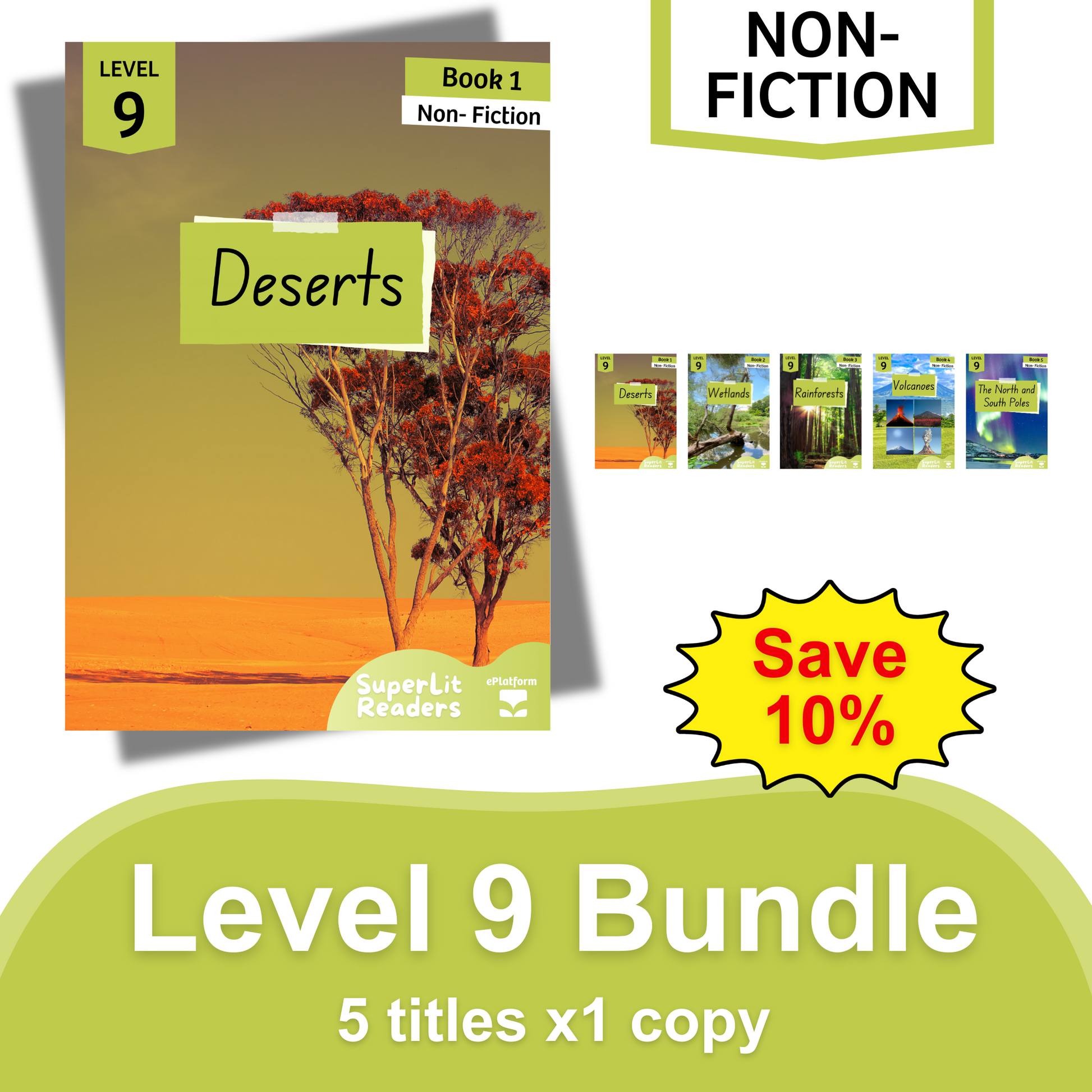 Non-Fiction Level 9 Bundle - SuperLit Readers by EPlatform Limited