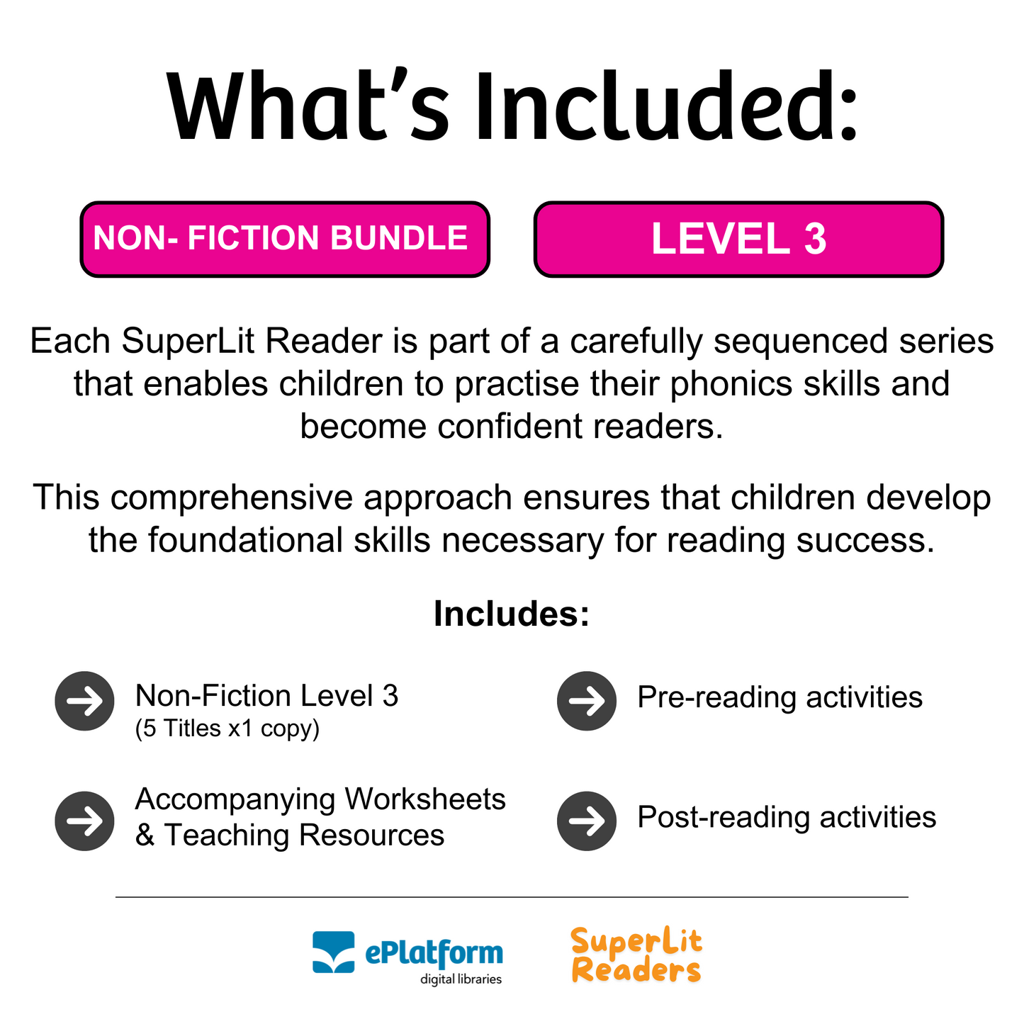 Non-Fiction Level 3 Bundle - SuperLit Readers by EPlatform Limited