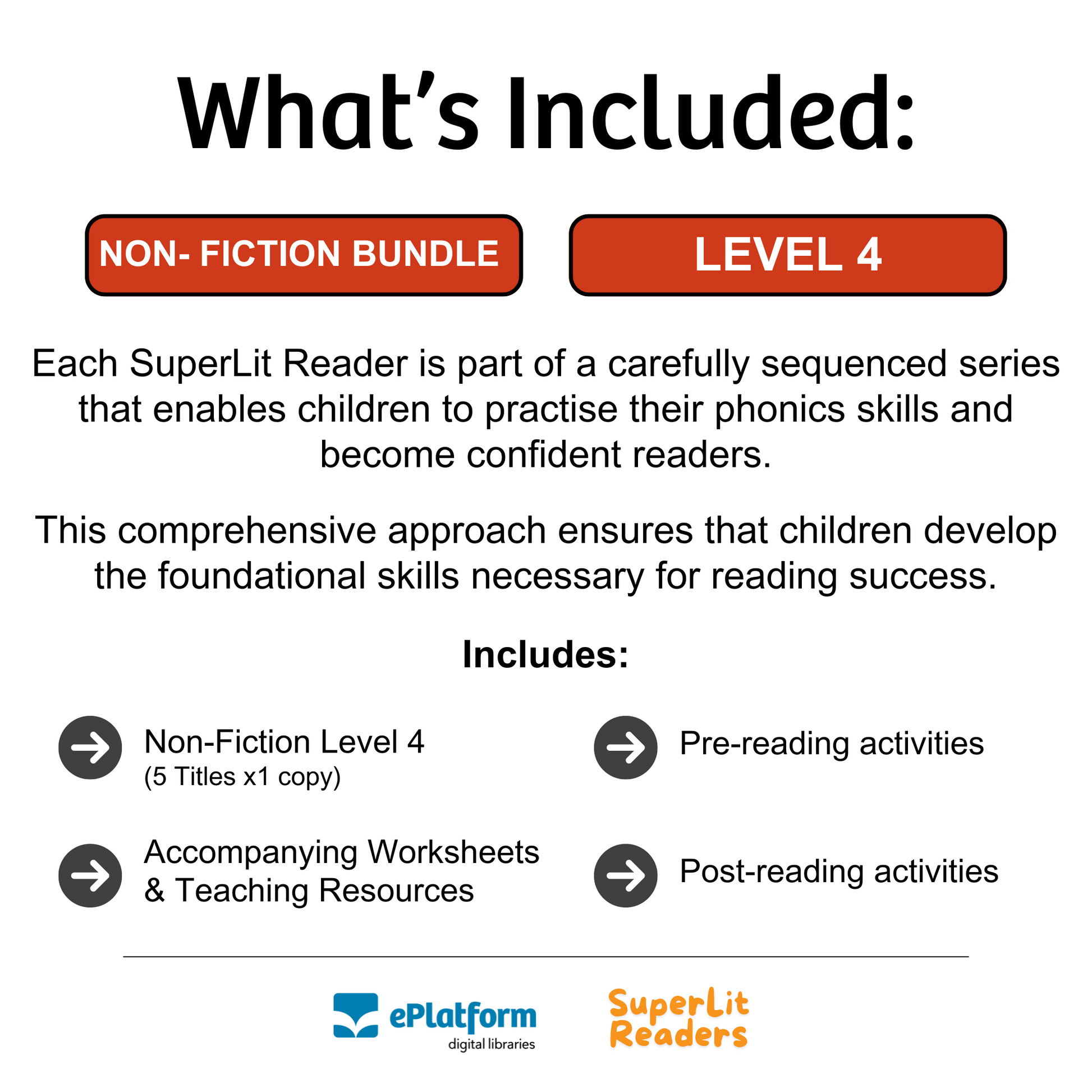 Non-Fiction Level 4 Bundle - SuperLit Readers by EPlatform Limited